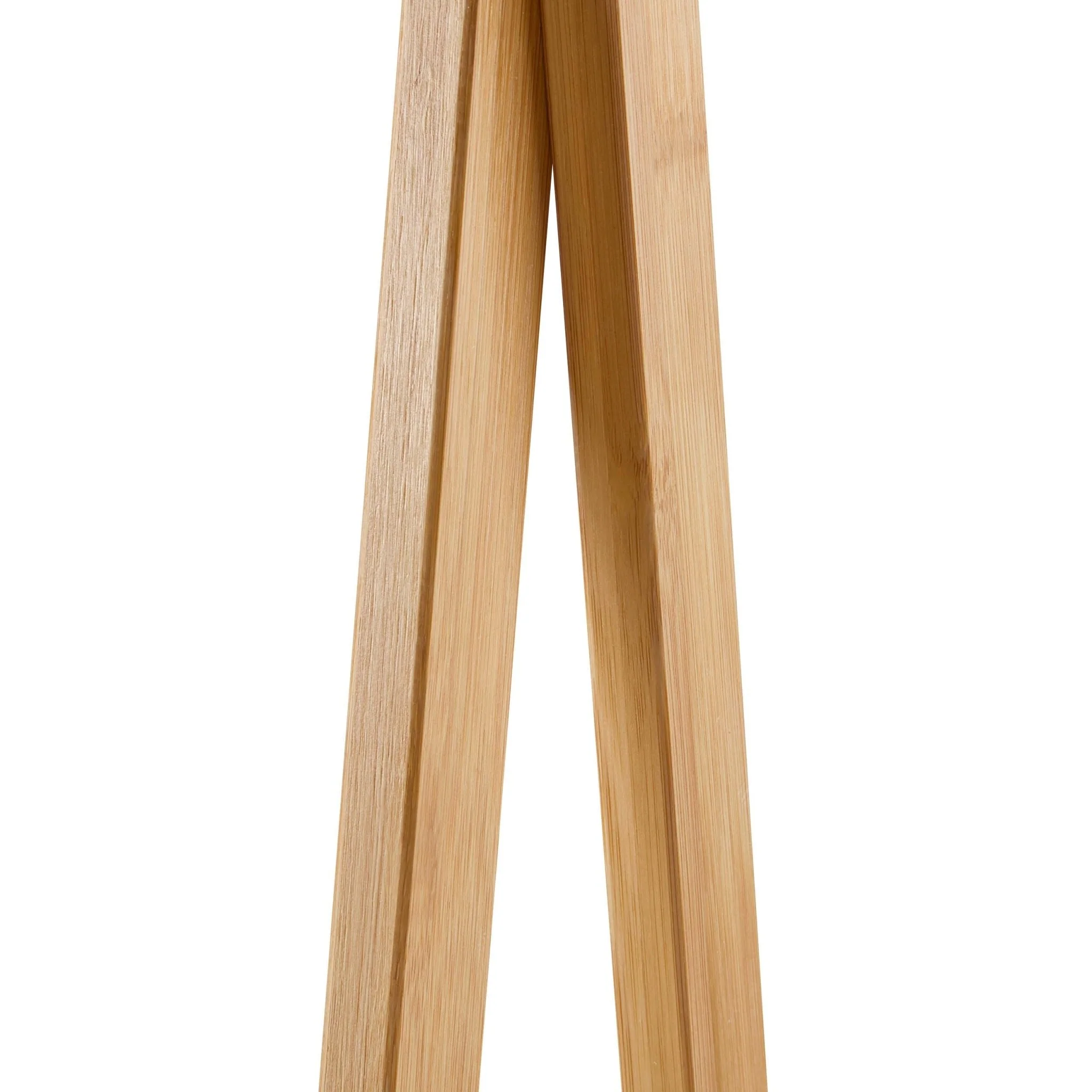 Becky Bamboo Clothes Rail - Light Wood - Image 5