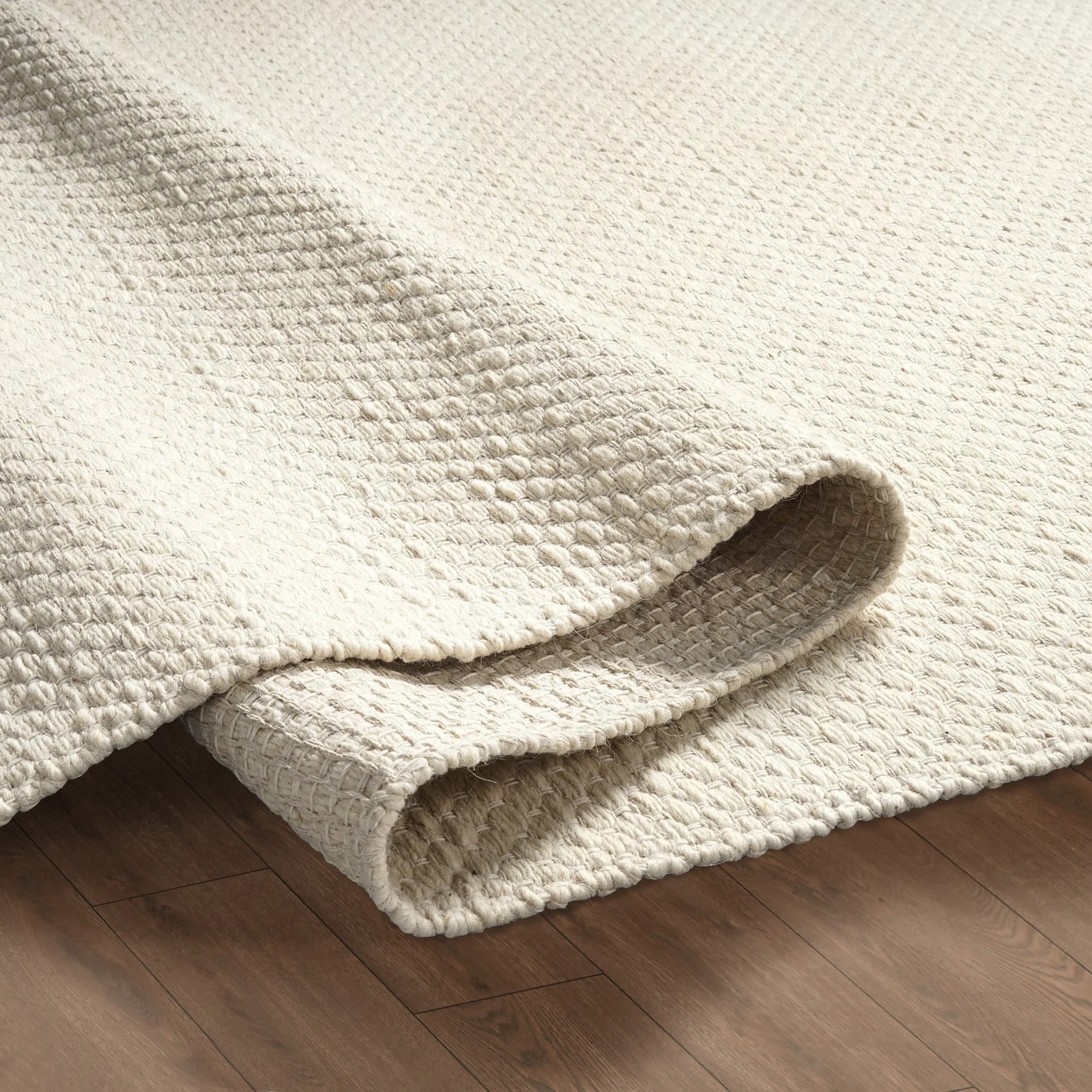 Benji Handwoven Loop Rug - Ivory - Image 4