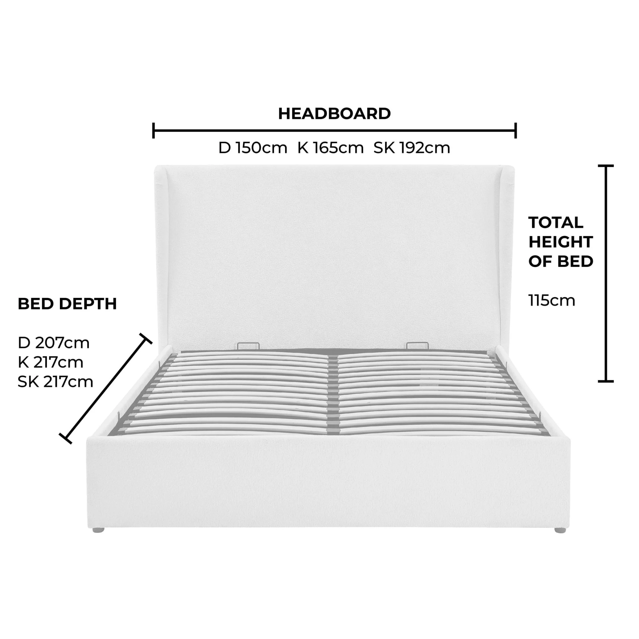 Berkeley Ottoman Storage Bed - Textured Cappuccino - Image 15