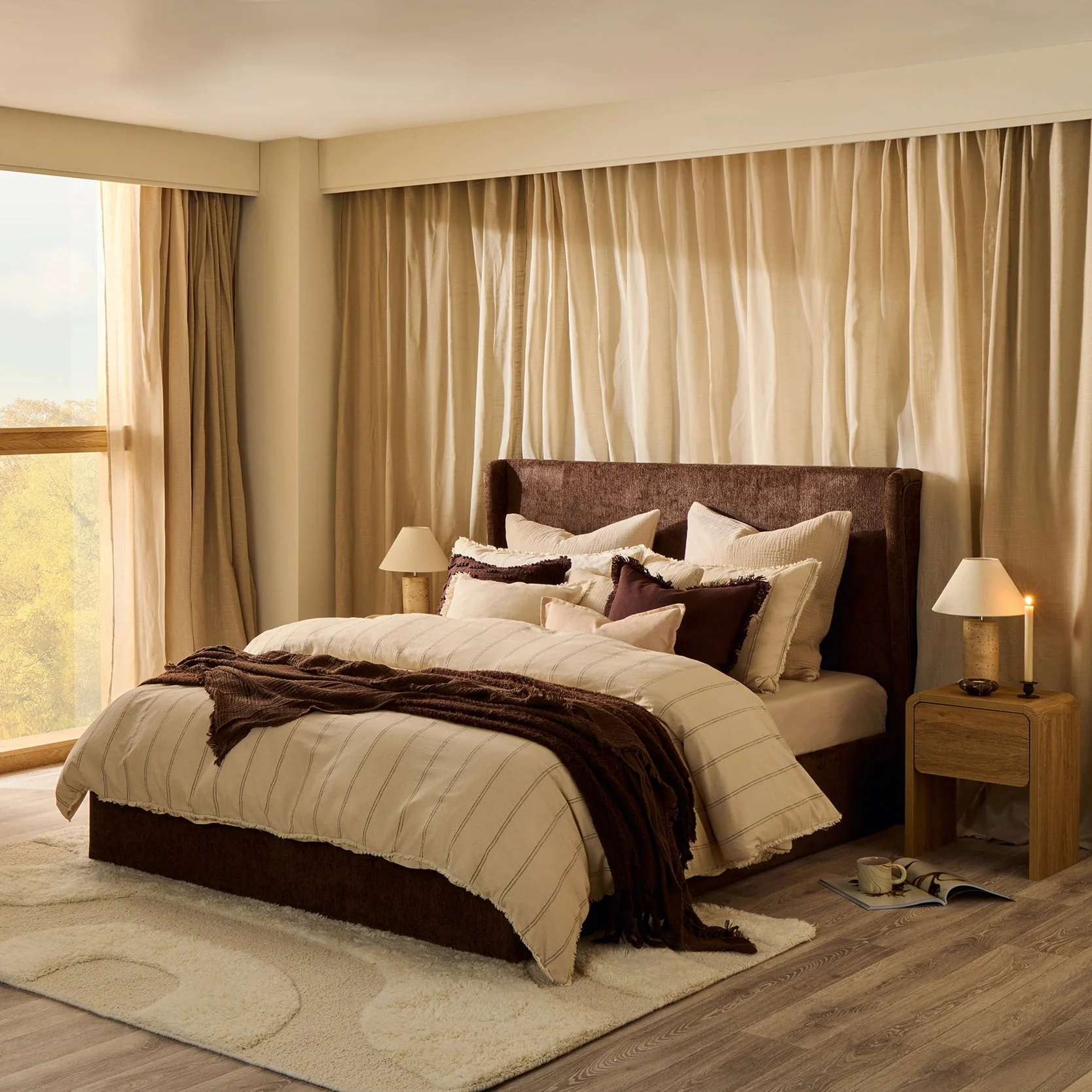 Berkeley Ottoman Storage Bed - Textured Cappuccino - Image 2