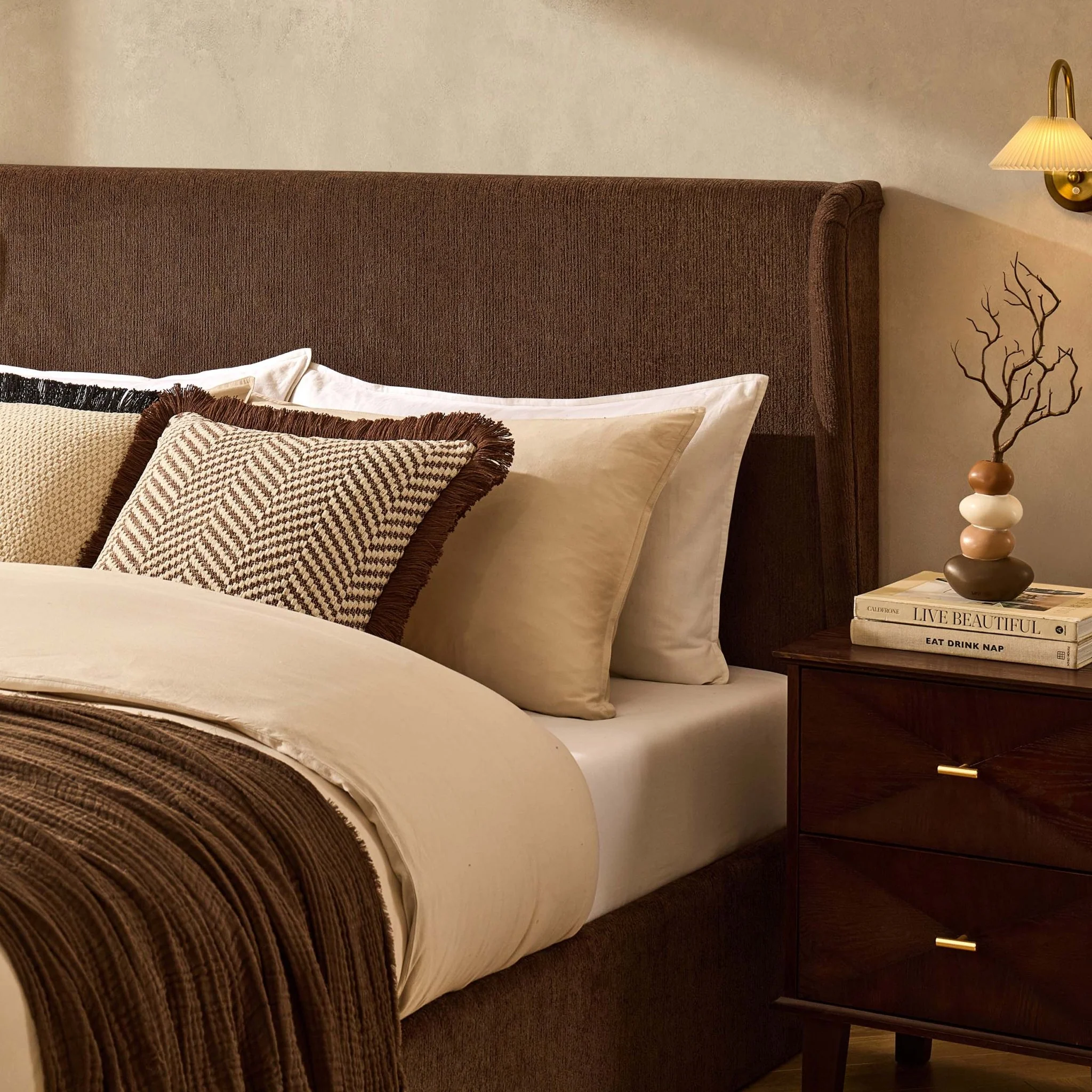 Berkeley Ottoman Storage Bed - Textured Cappuccino - Image 8
