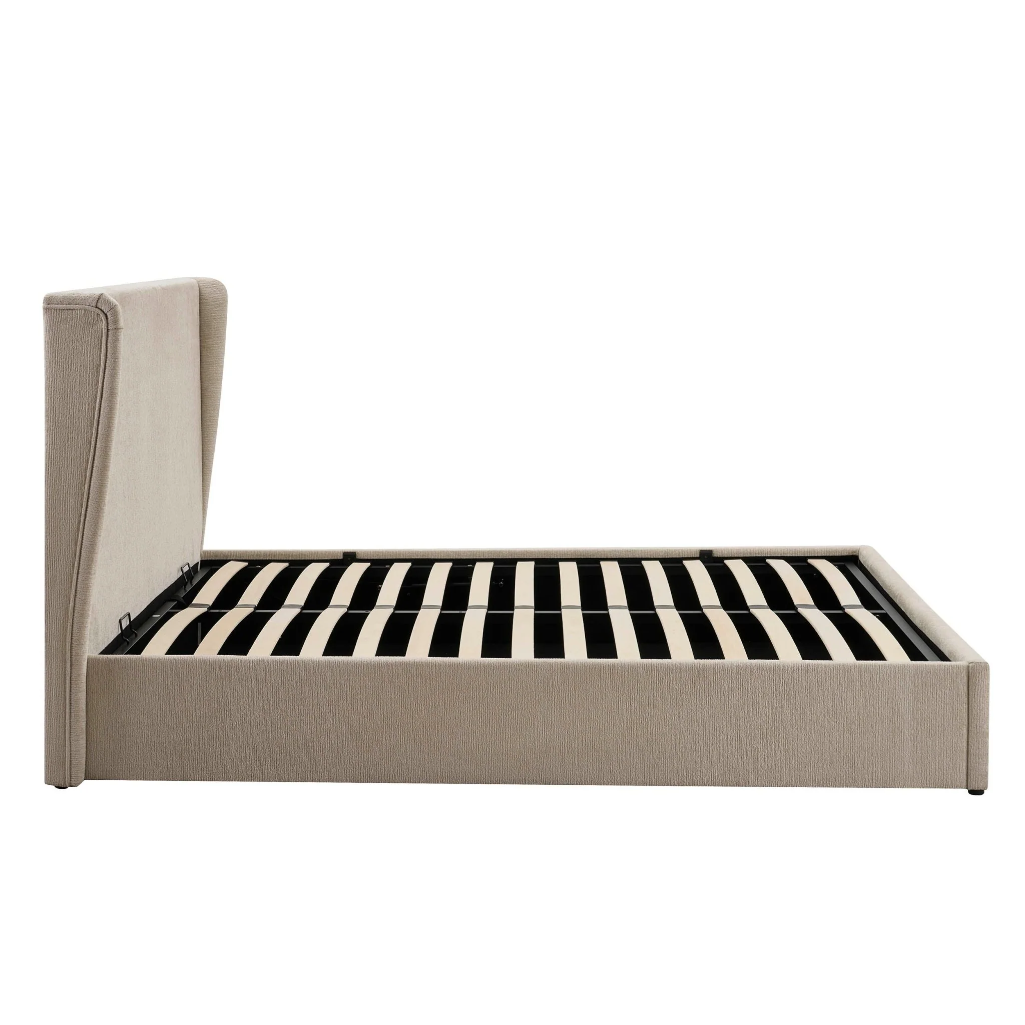 Berkeley Ottoman Storage Bed - Textured Oatmeal - Image 11