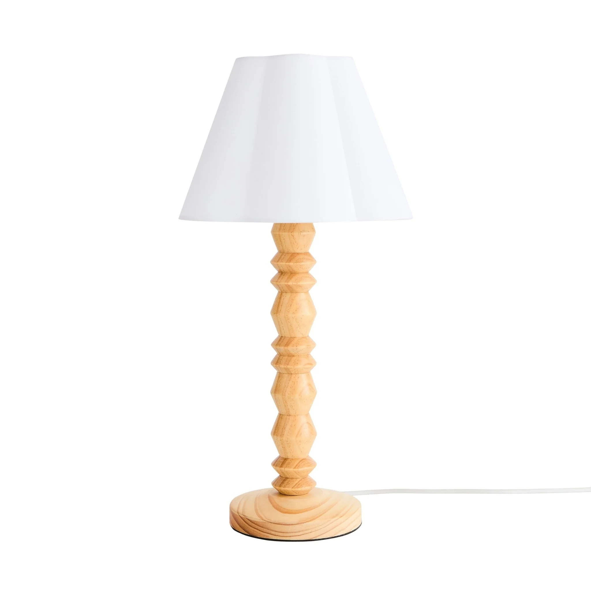 Betsy Pine Wood Table Lamp - Natural - Image 4