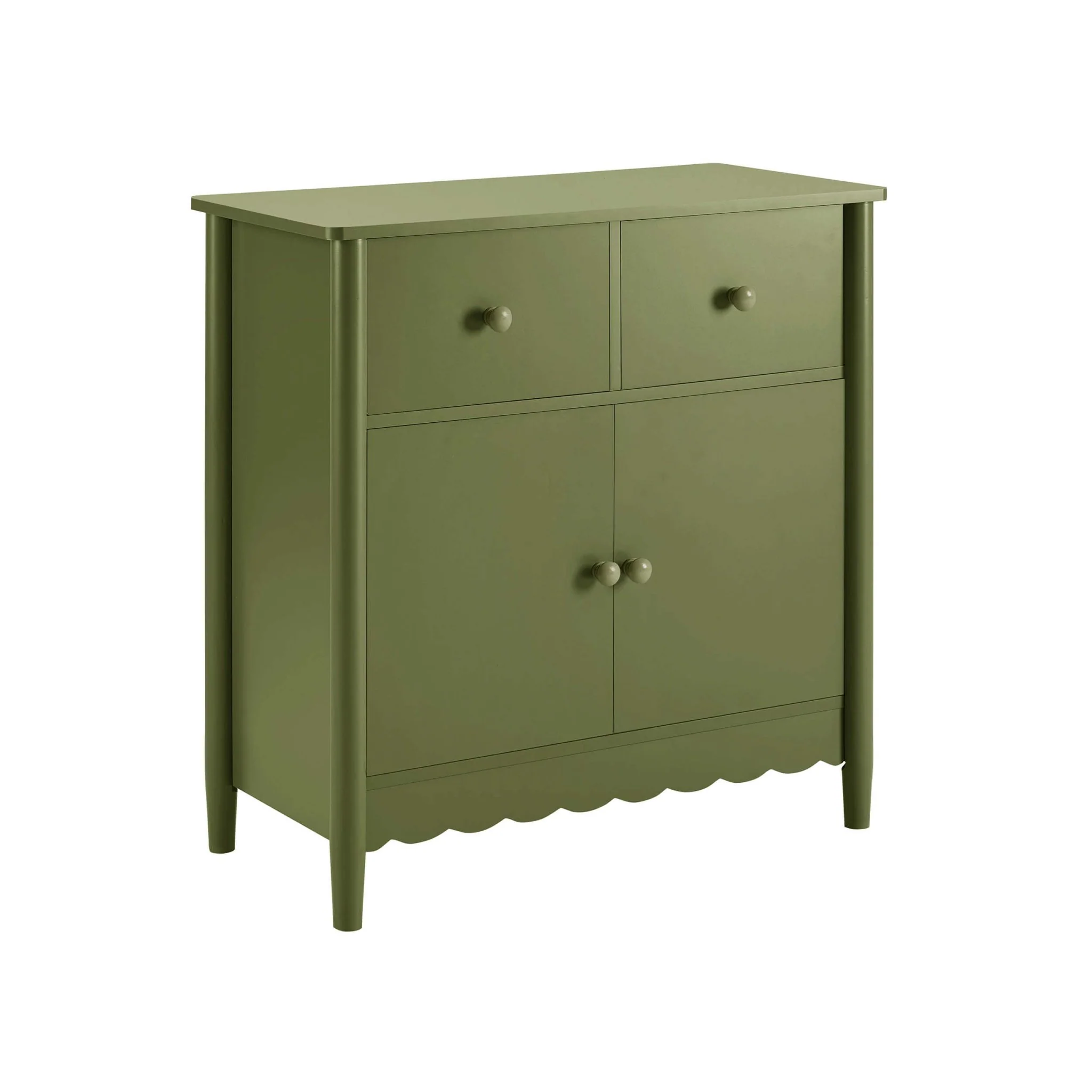 Betty 2 Door Sideboard with Drawers - Olive - Image 10