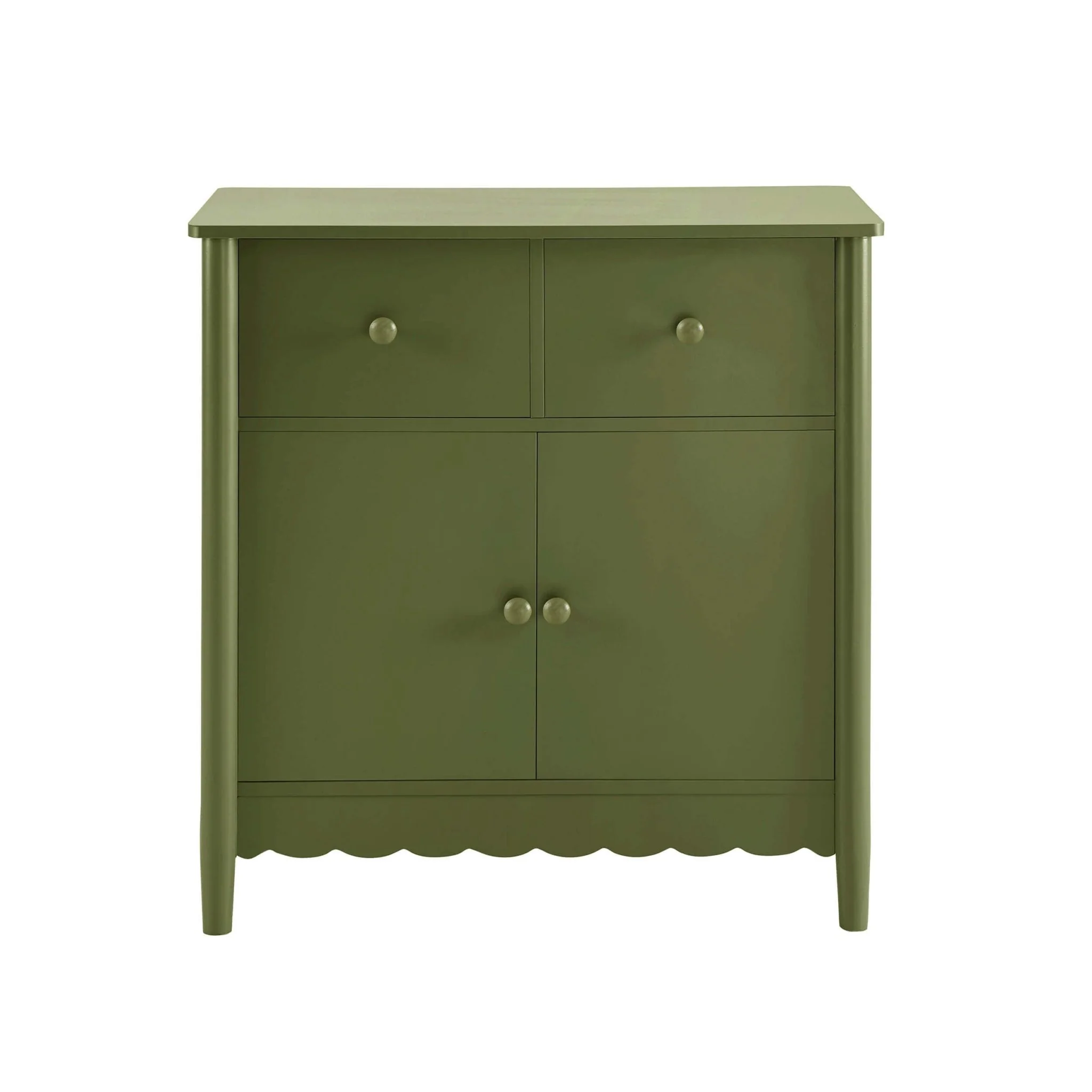 Betty 2 Door Sideboard with Drawers - Olive - Image 9