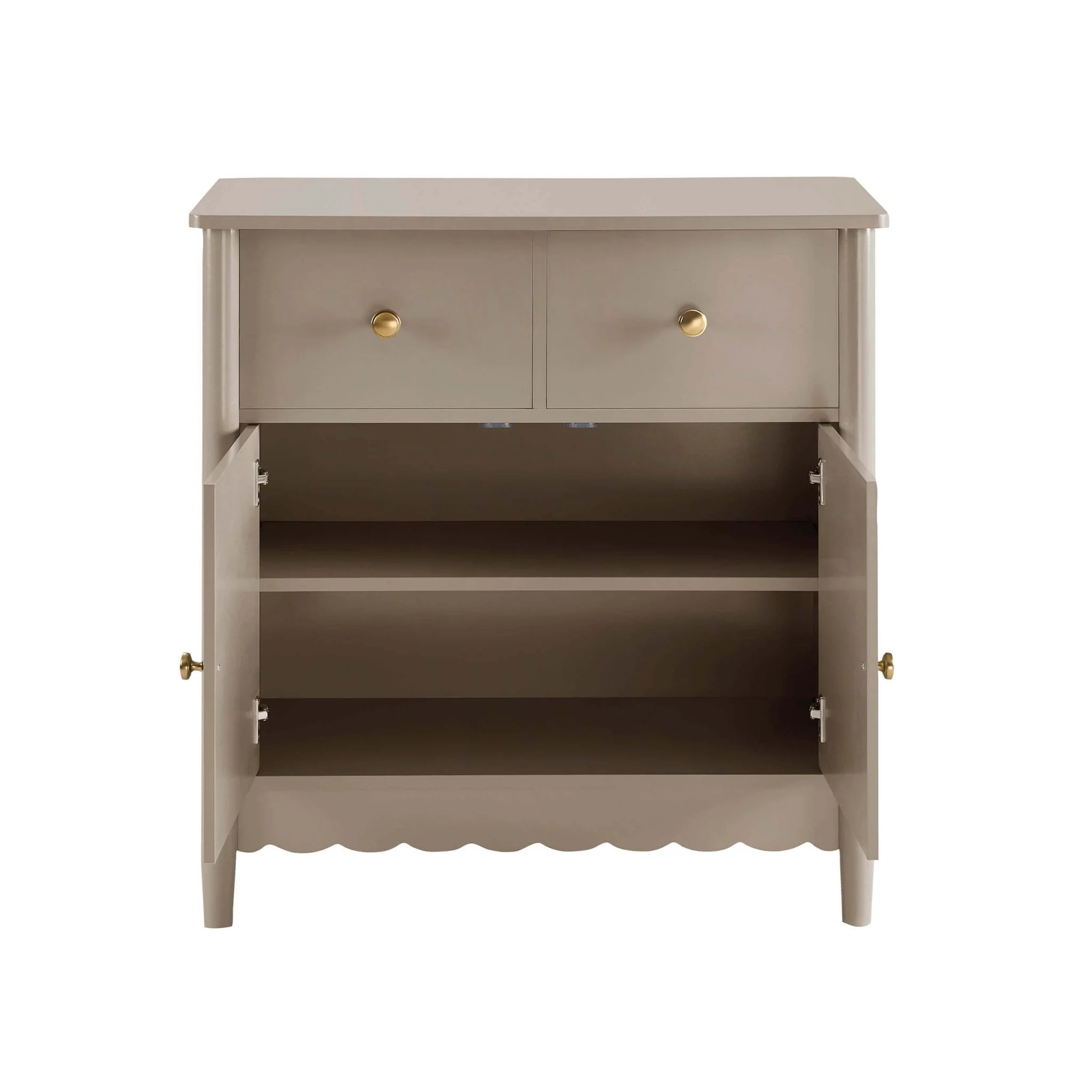 Betty 2 Door Sideboard with Drawers - Taupe - Image 5