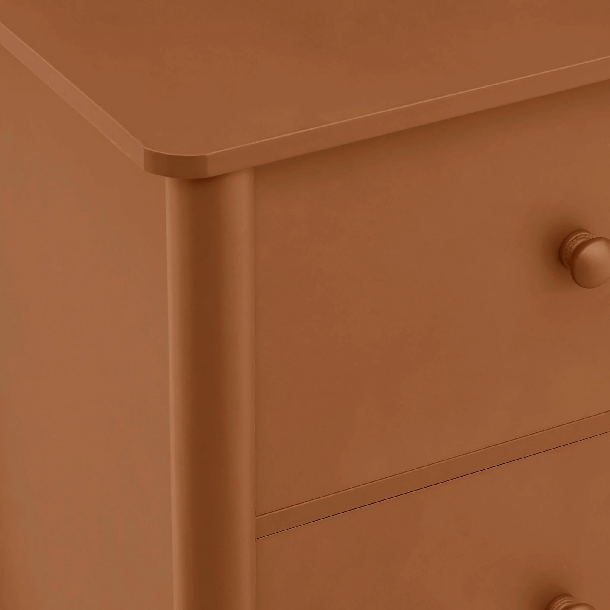 Betty 2 Drawer Bedside Table - Orange - Image 14