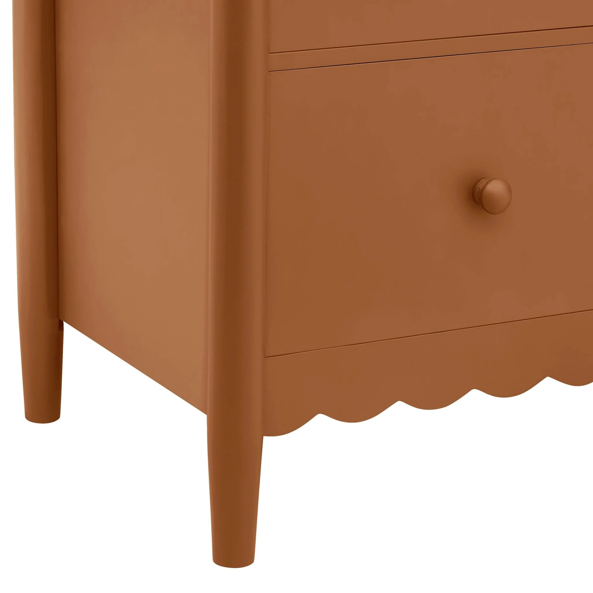 Betty 2 Drawer Bedside Table - Orange - Image 15