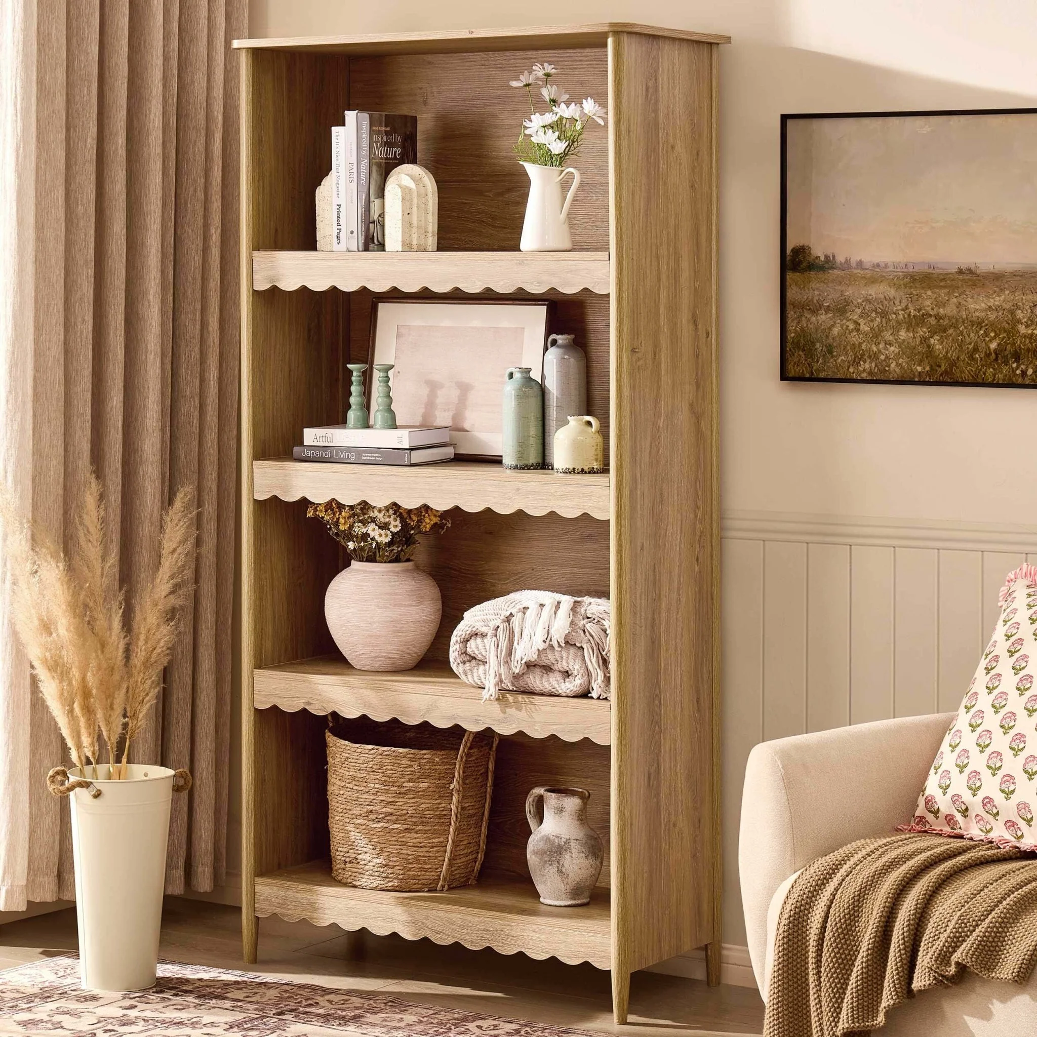 Betty Bookshelf - Light Wood - Image 2