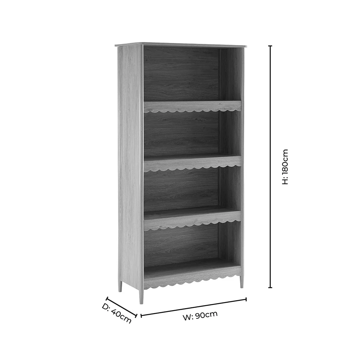 Betty Bookshelf - Light Wood - Image 9