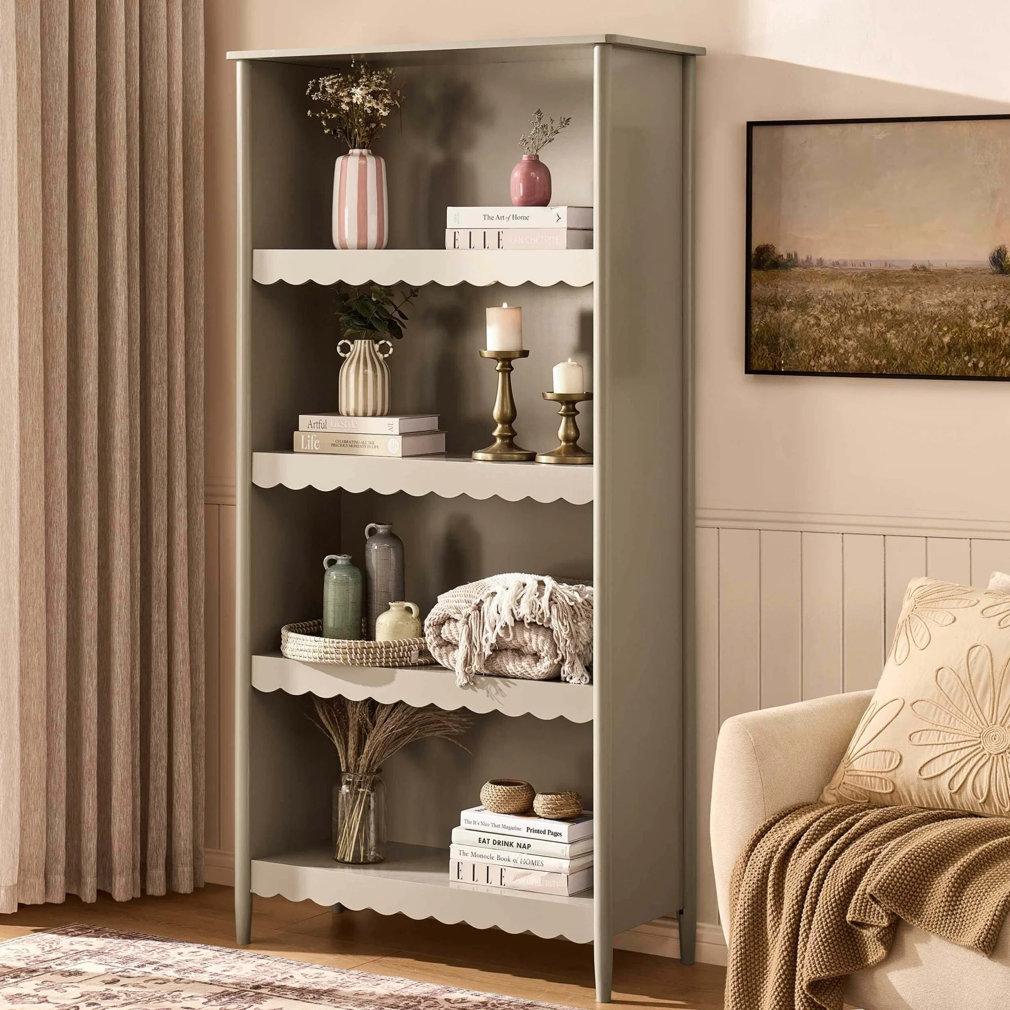 Betty Bookshelf - Taupe - Image 2