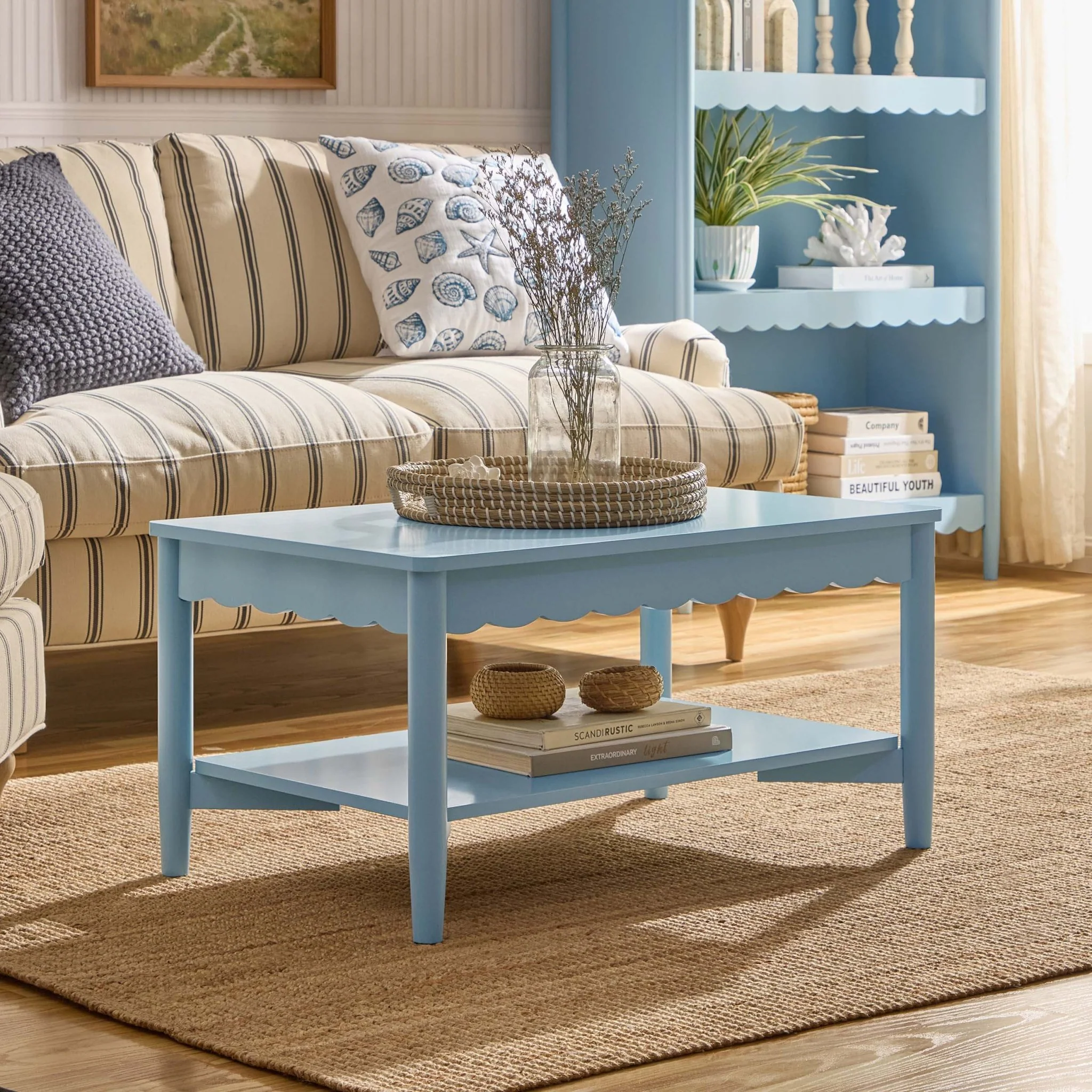 Betty Coffee Table - Sky Blue - Image 2
