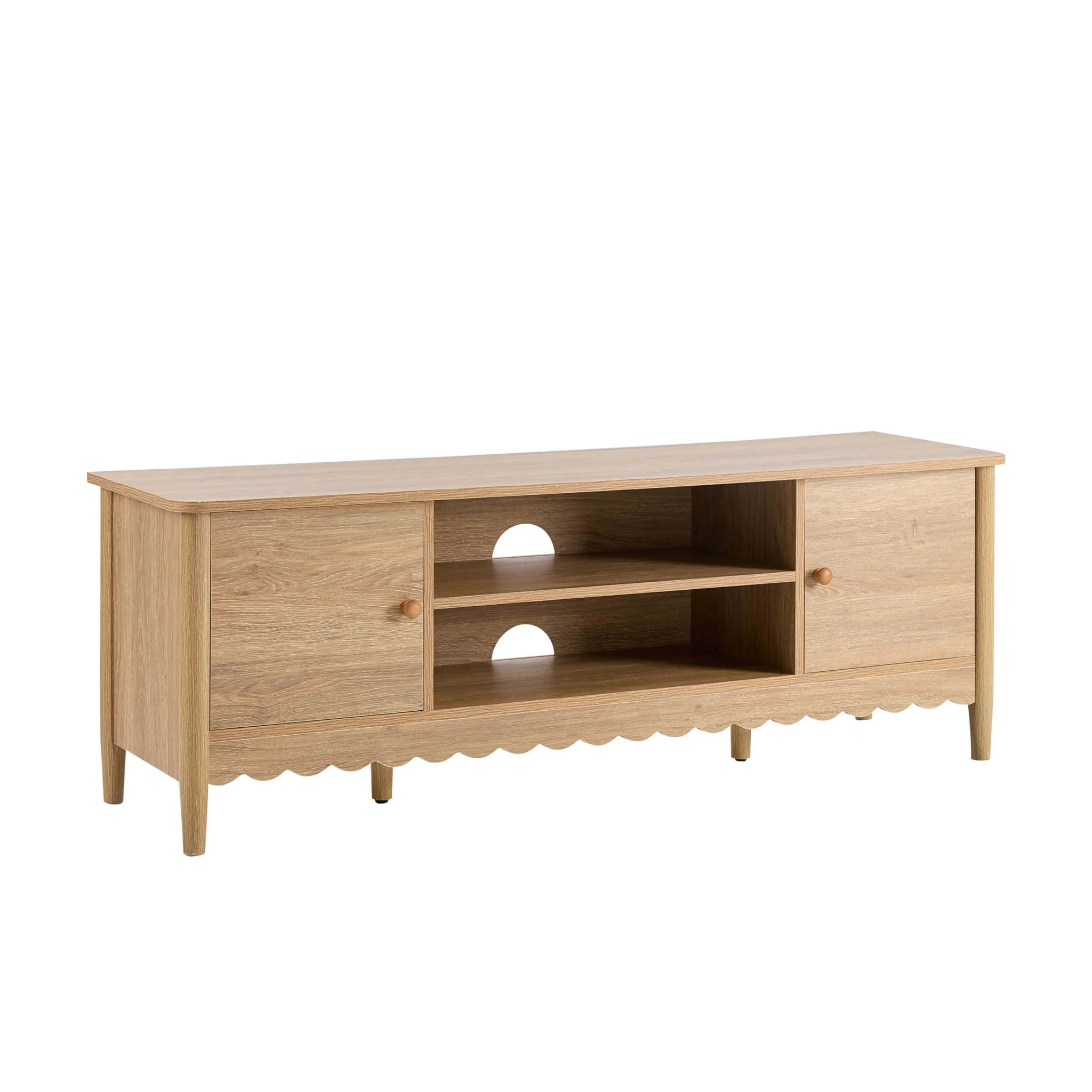 Betty Tv Unit for TVs up to 60" - Light Wood - Image 10