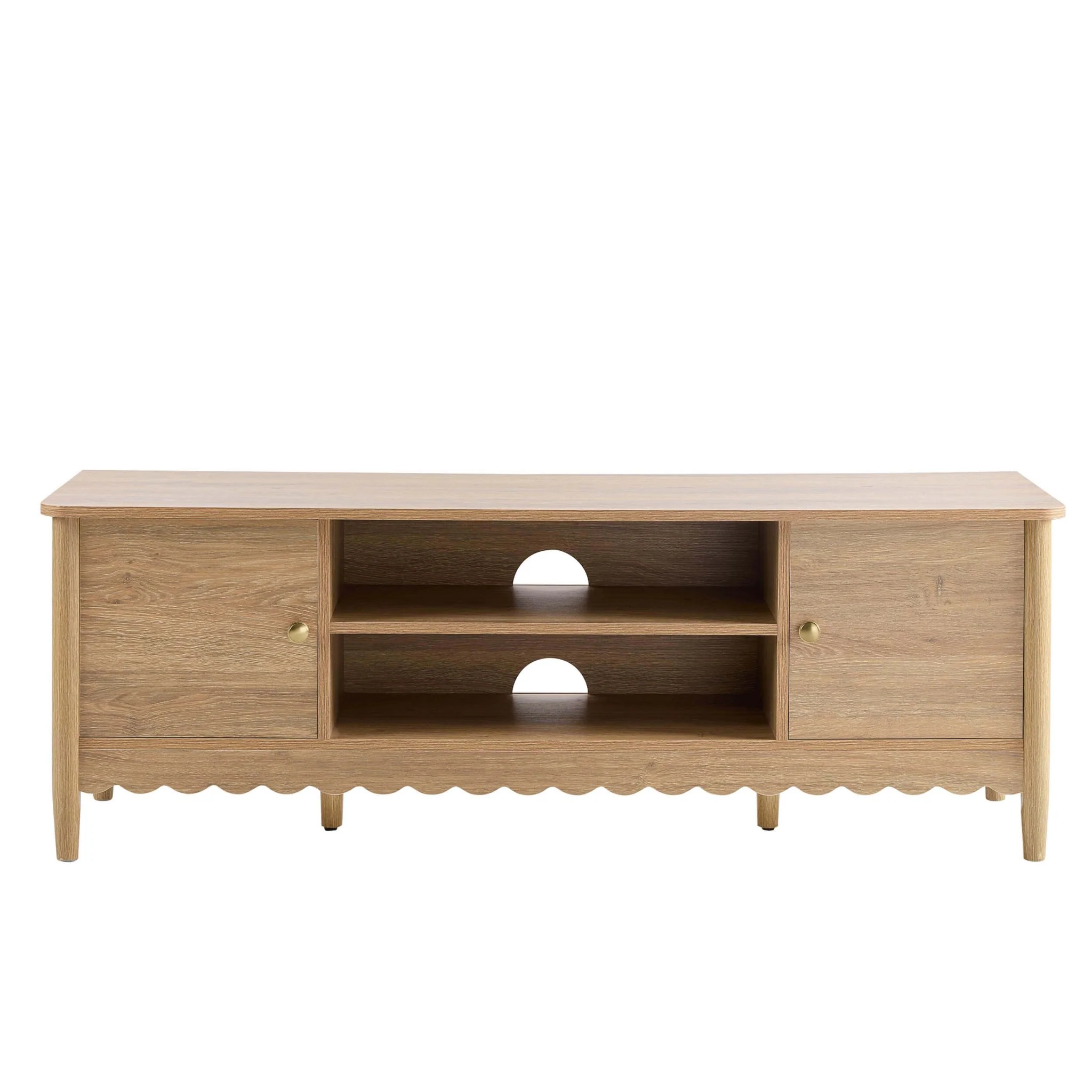Betty Tv Unit for TVs up to 60" - Light Wood - Image 3
