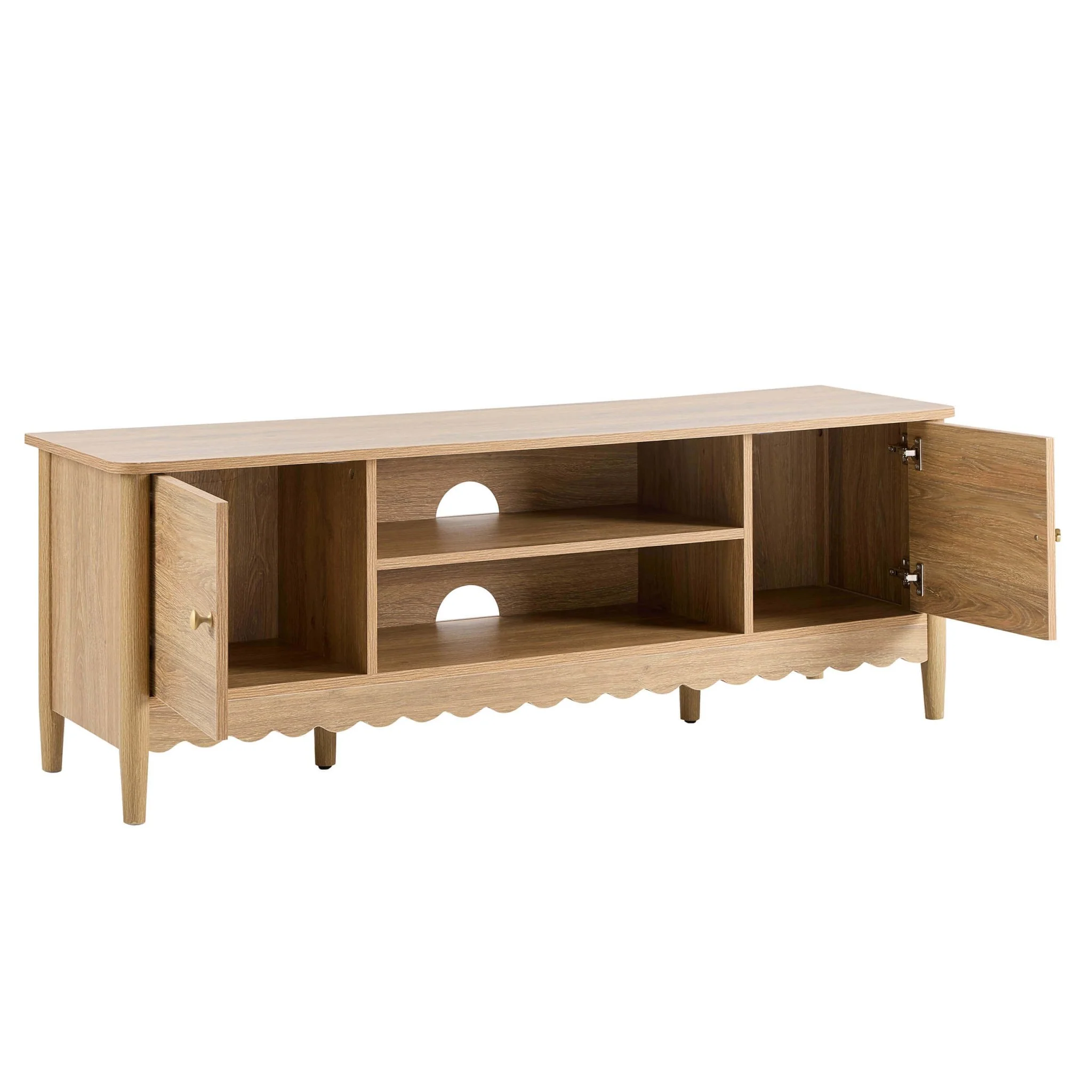 Betty Tv Unit for TVs up to 60" - Light Wood - Image 5