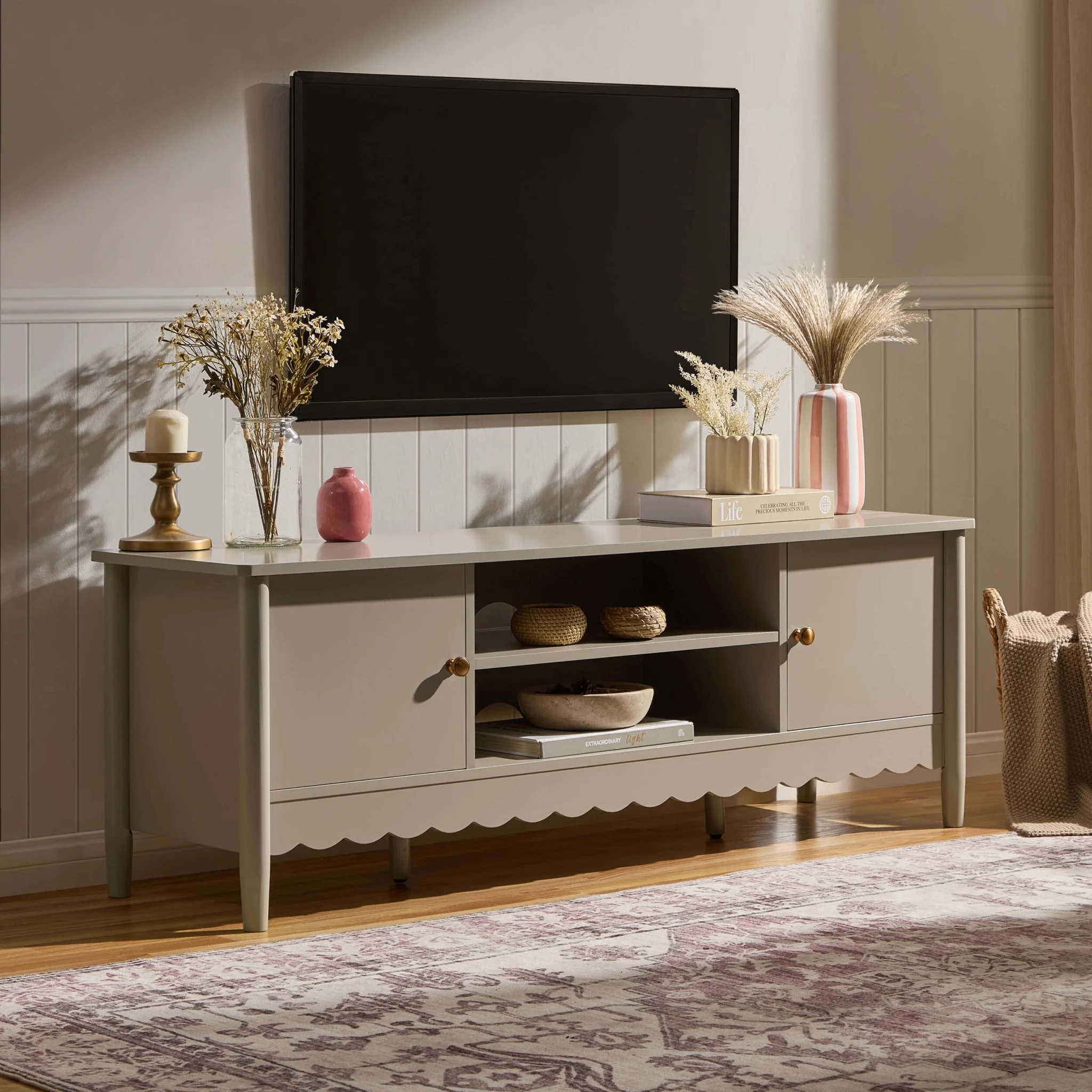 Betty Tv Unit for TVs up to 60" - Taupe - Image 2