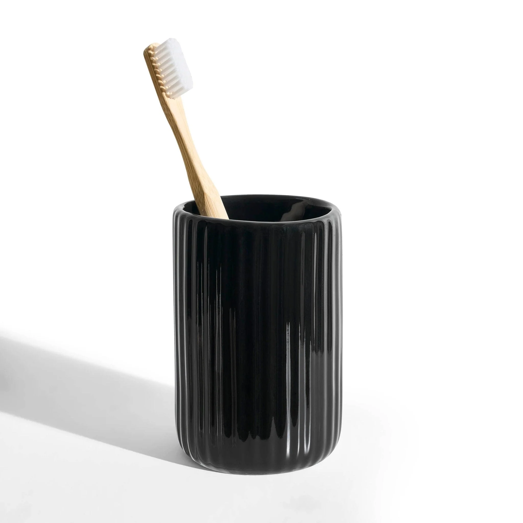 Blake Ribbed Glaze Accessories Bundle - Set of 2 - Black - Image 6