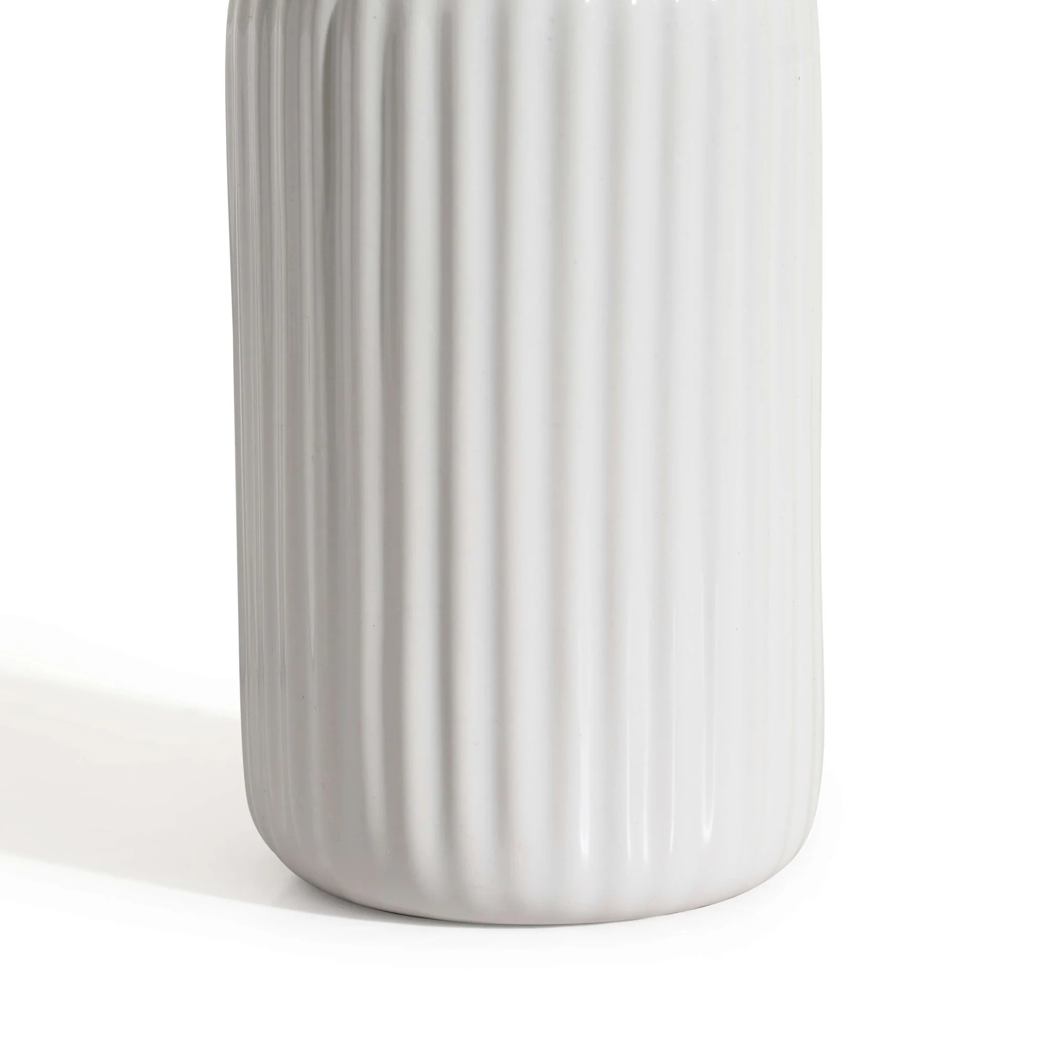 Blake Ribbed Glaze Tumbler - White - Image 5