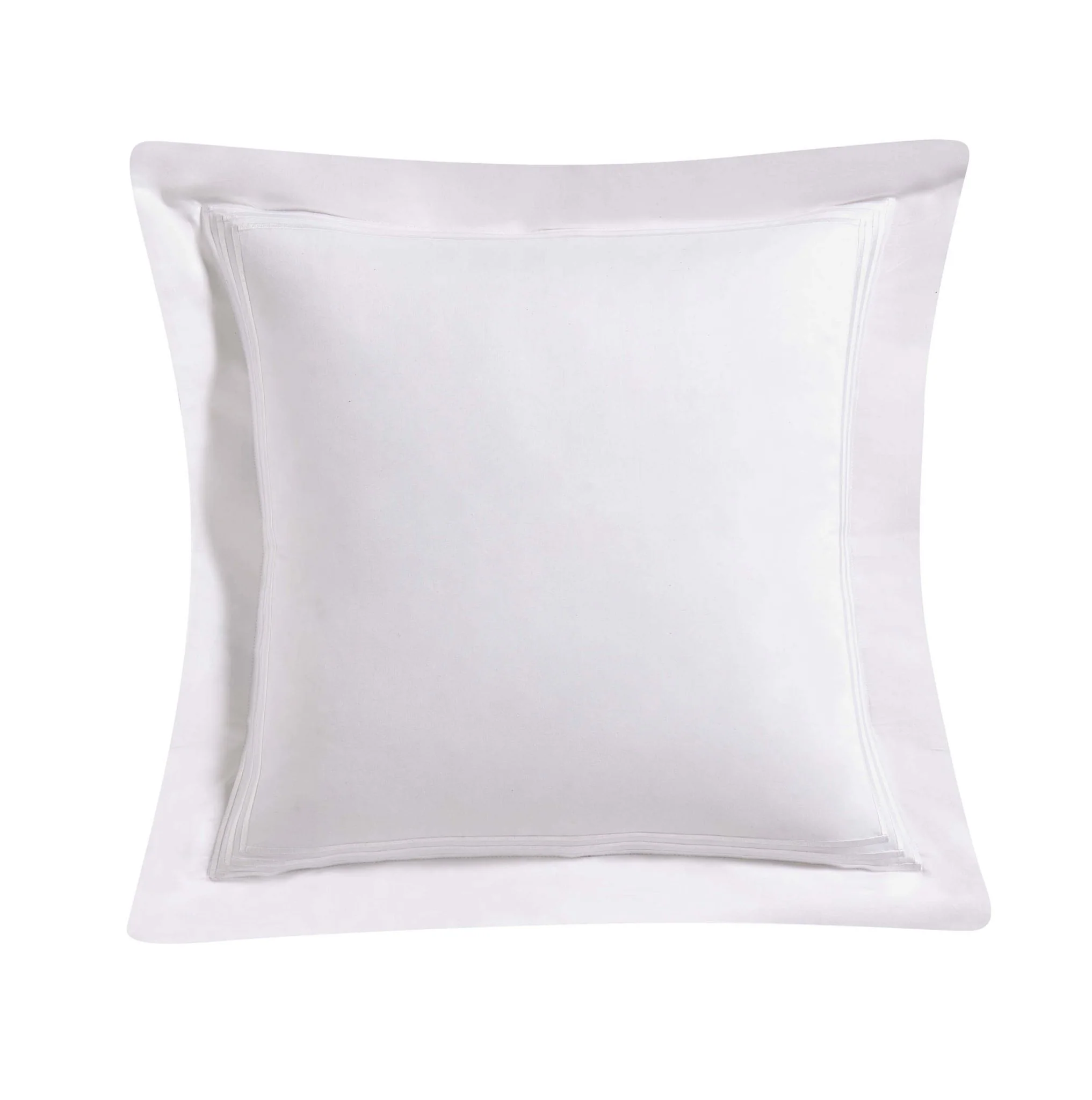 Bloomsbury 1000 Thread Count Pair of Oxford Square Pillowcases - White - Image 3
