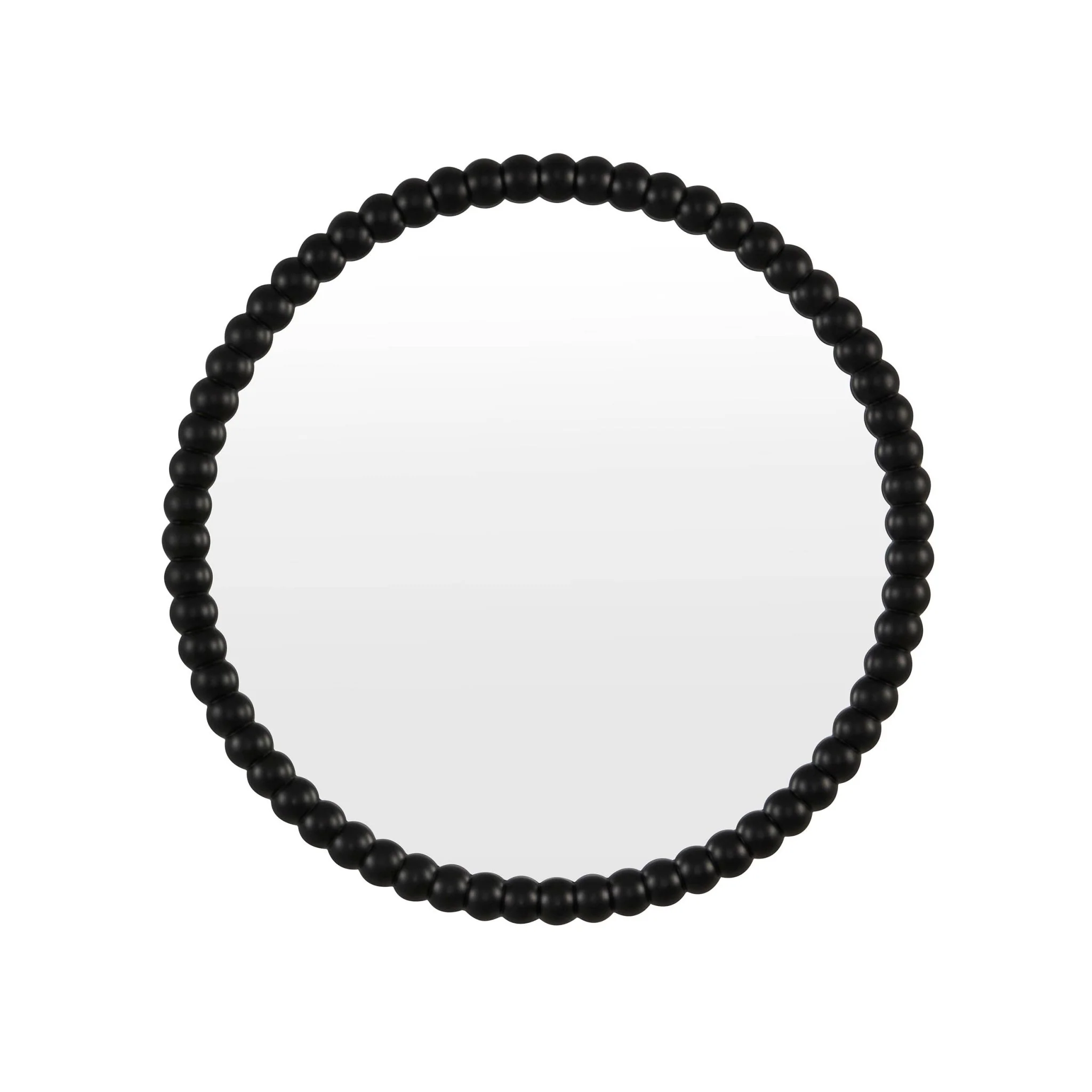Bobbin Round Wall Mirror - Black - Image 4