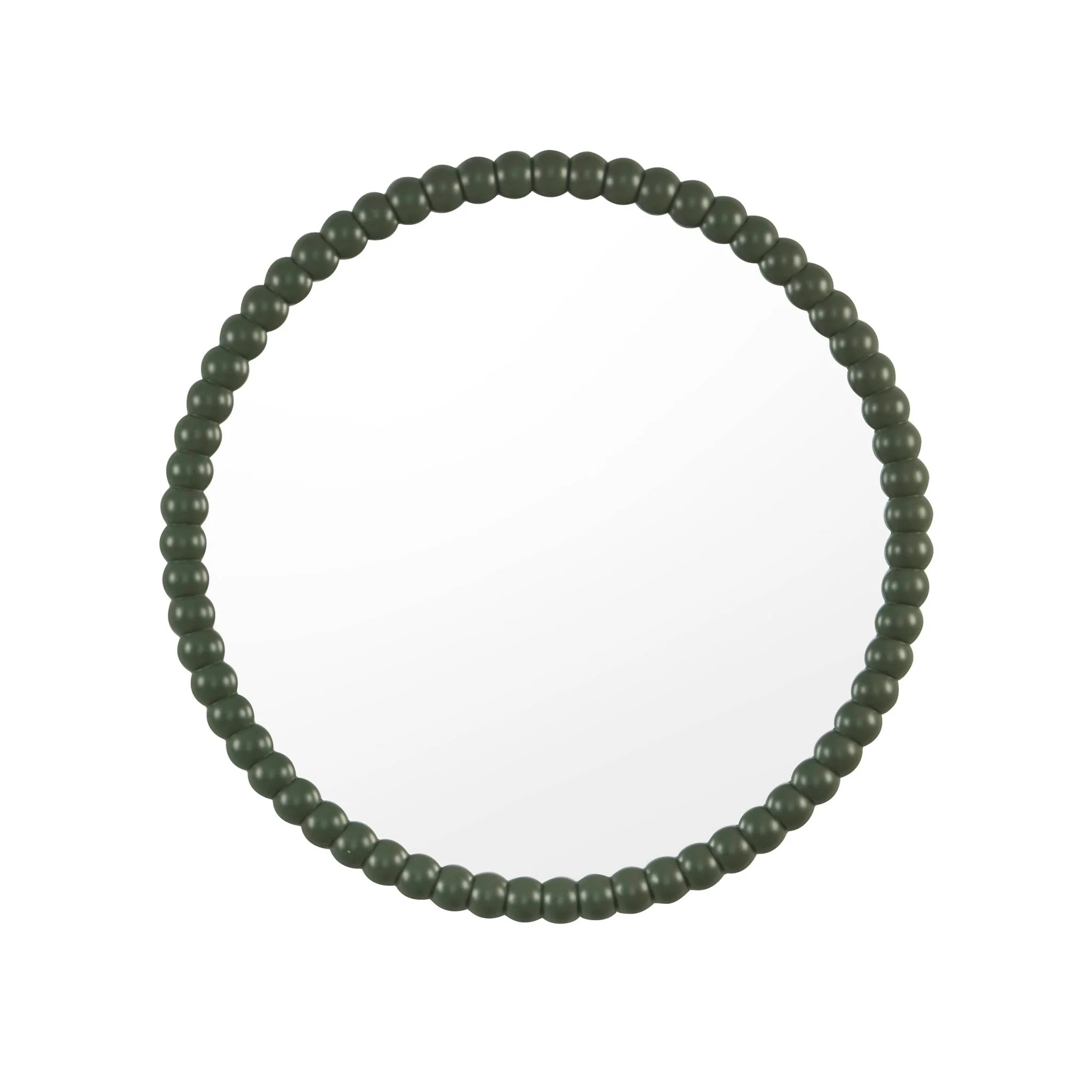 Bobbin Round Wall Mirror - Vetiver - Image 4