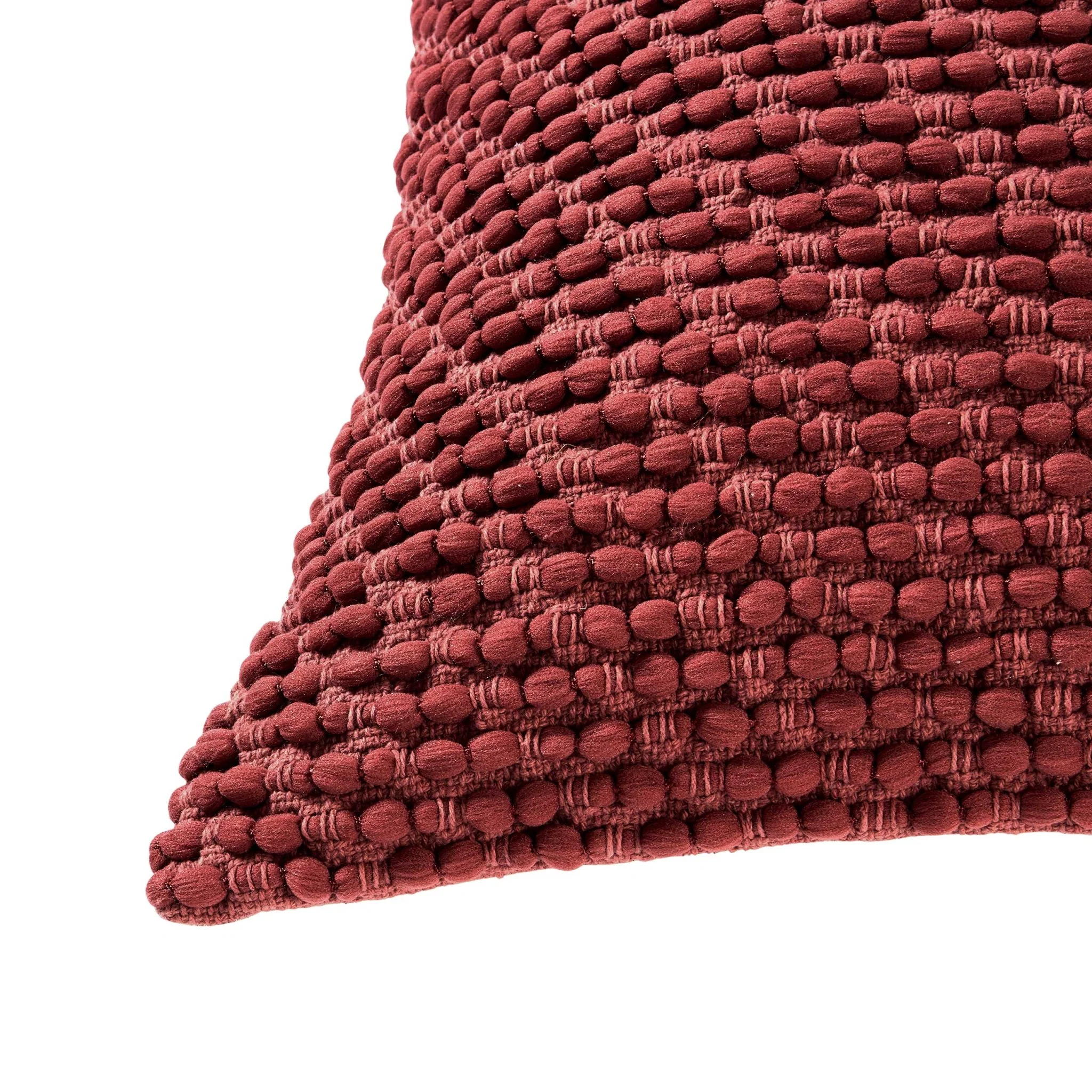 Bobble Loop Cushion Cover - Rust - Image 5
