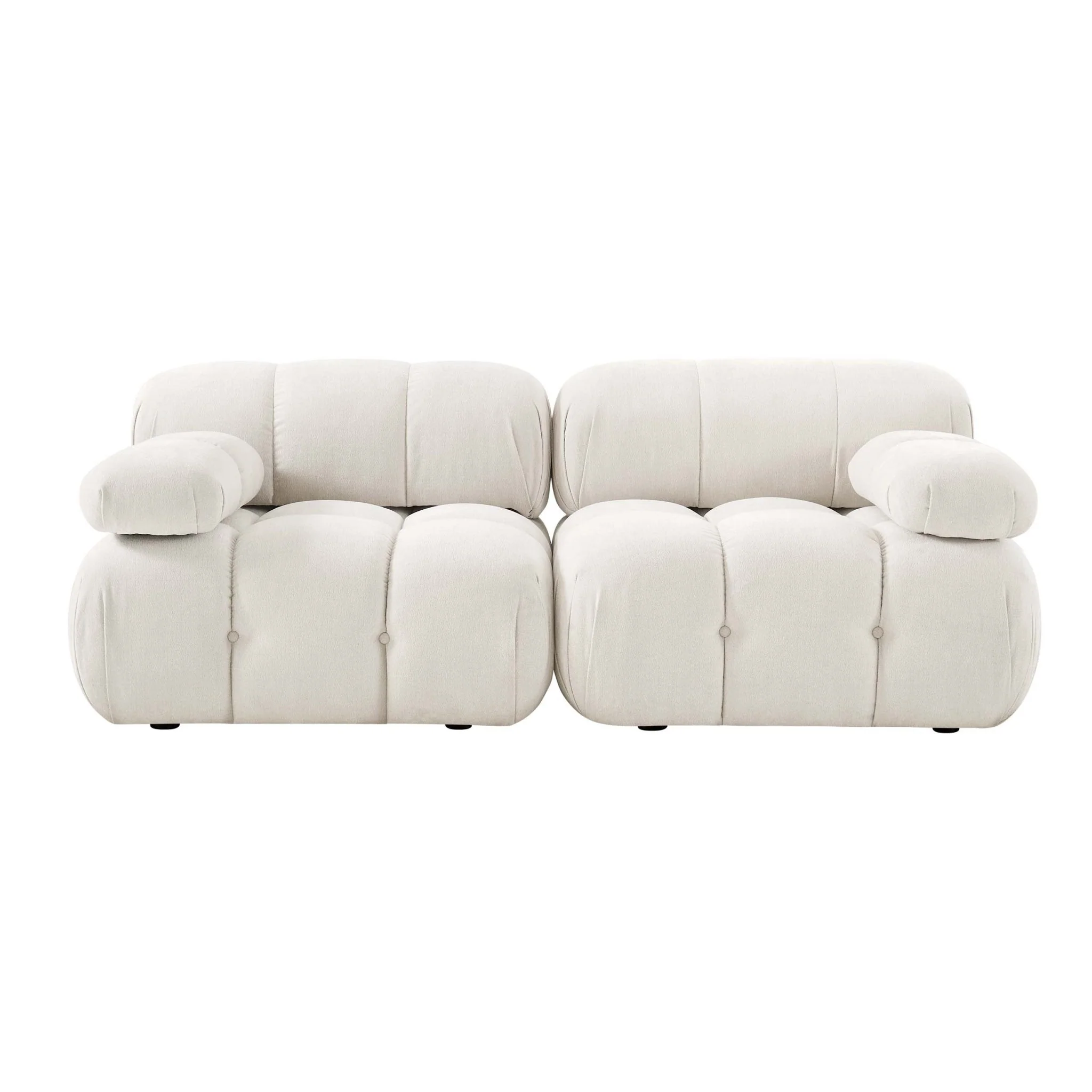 Bondi 2 Seater Sofa - Ivory - Image 4