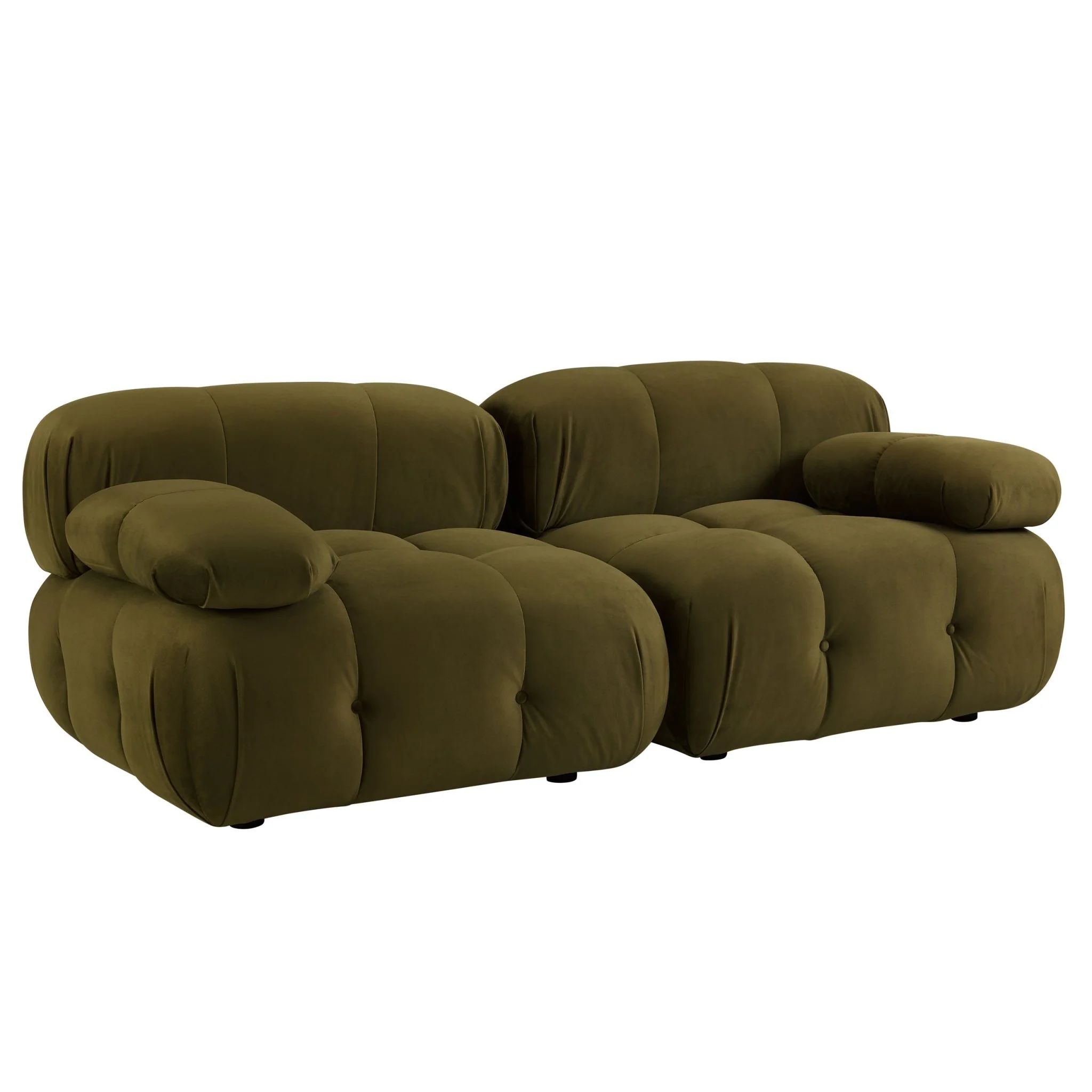 Bondi 2 Seater Sofa - Rich Green - Image 4
