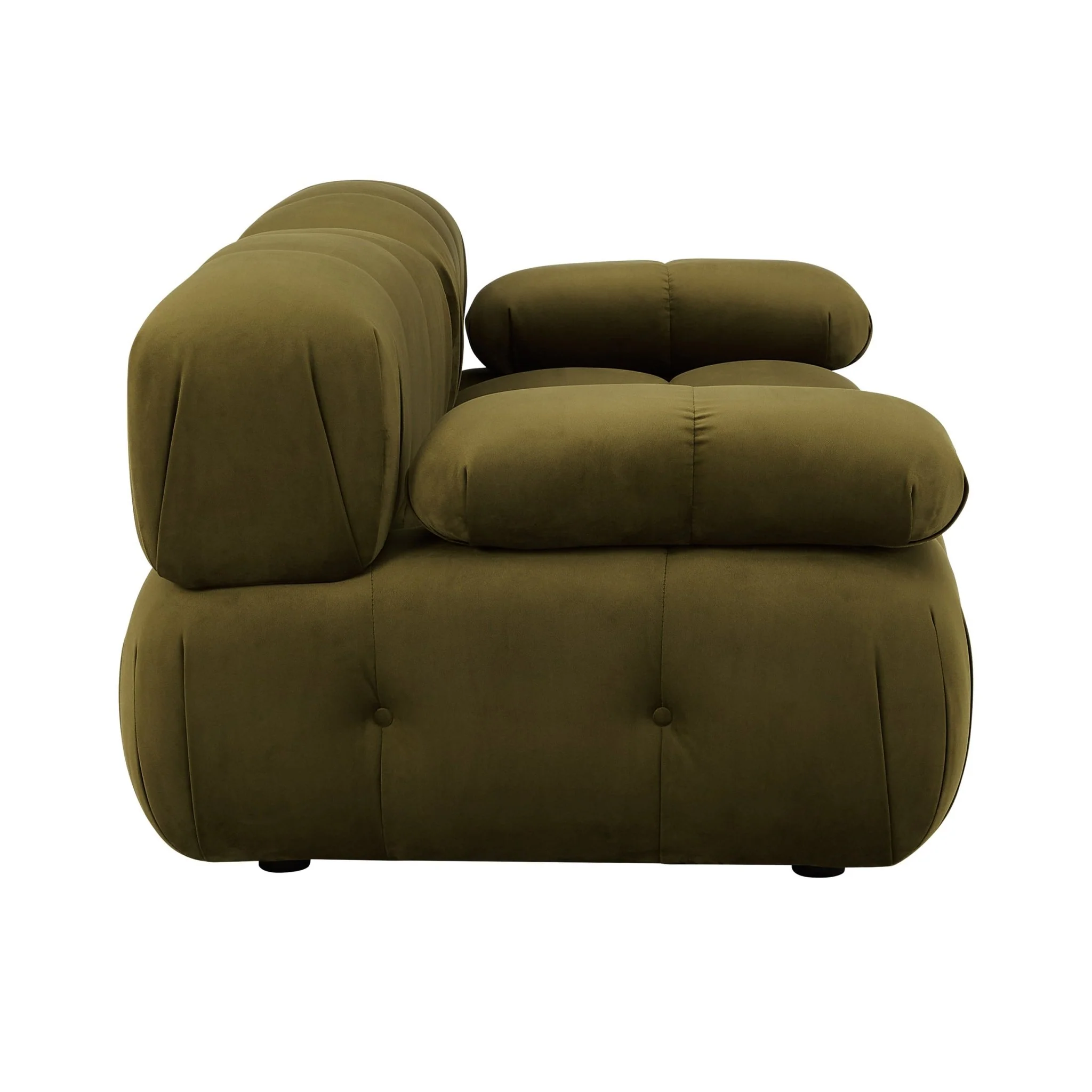 Bondi 2 Seater Sofa - Rich Green - Image 5