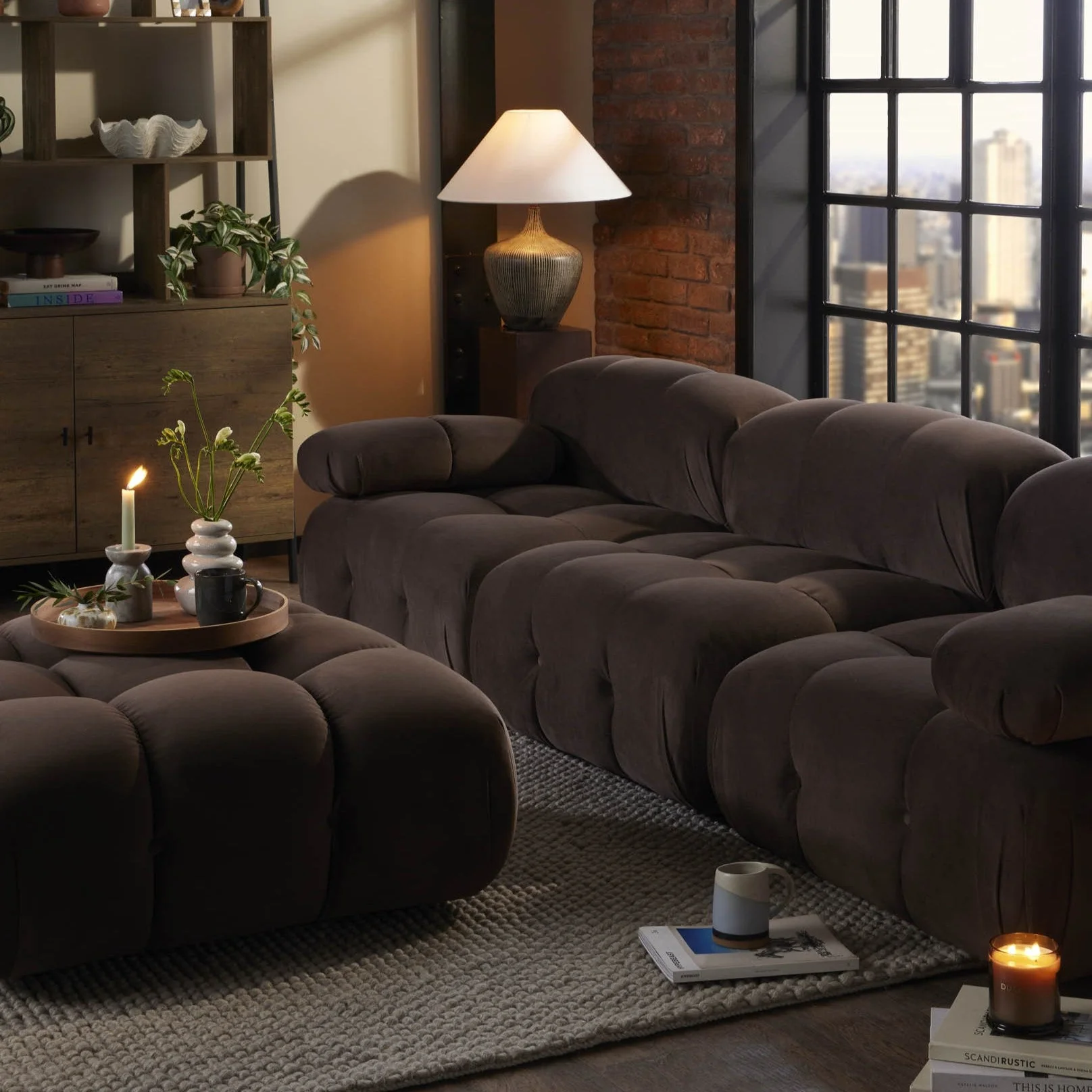 Bondi 3 Seater Sofa - Cappuccino - Image 3