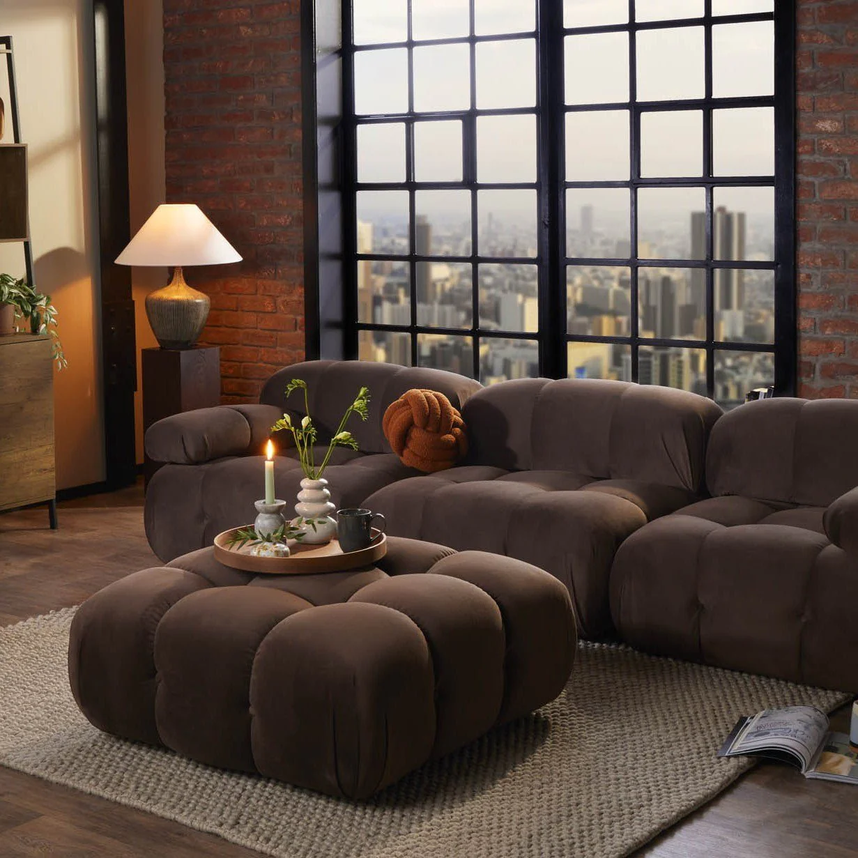 Bondi 3 Seater Sofa - Cappuccino - Image 6