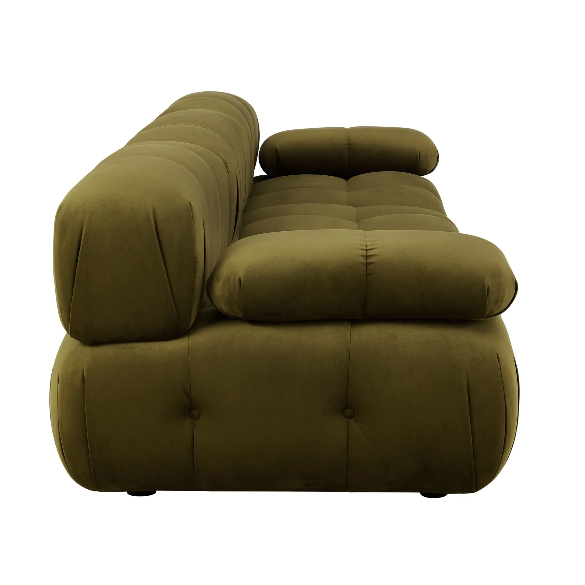 Bondi 3 Seater Sofa - Rich Green - Image 5