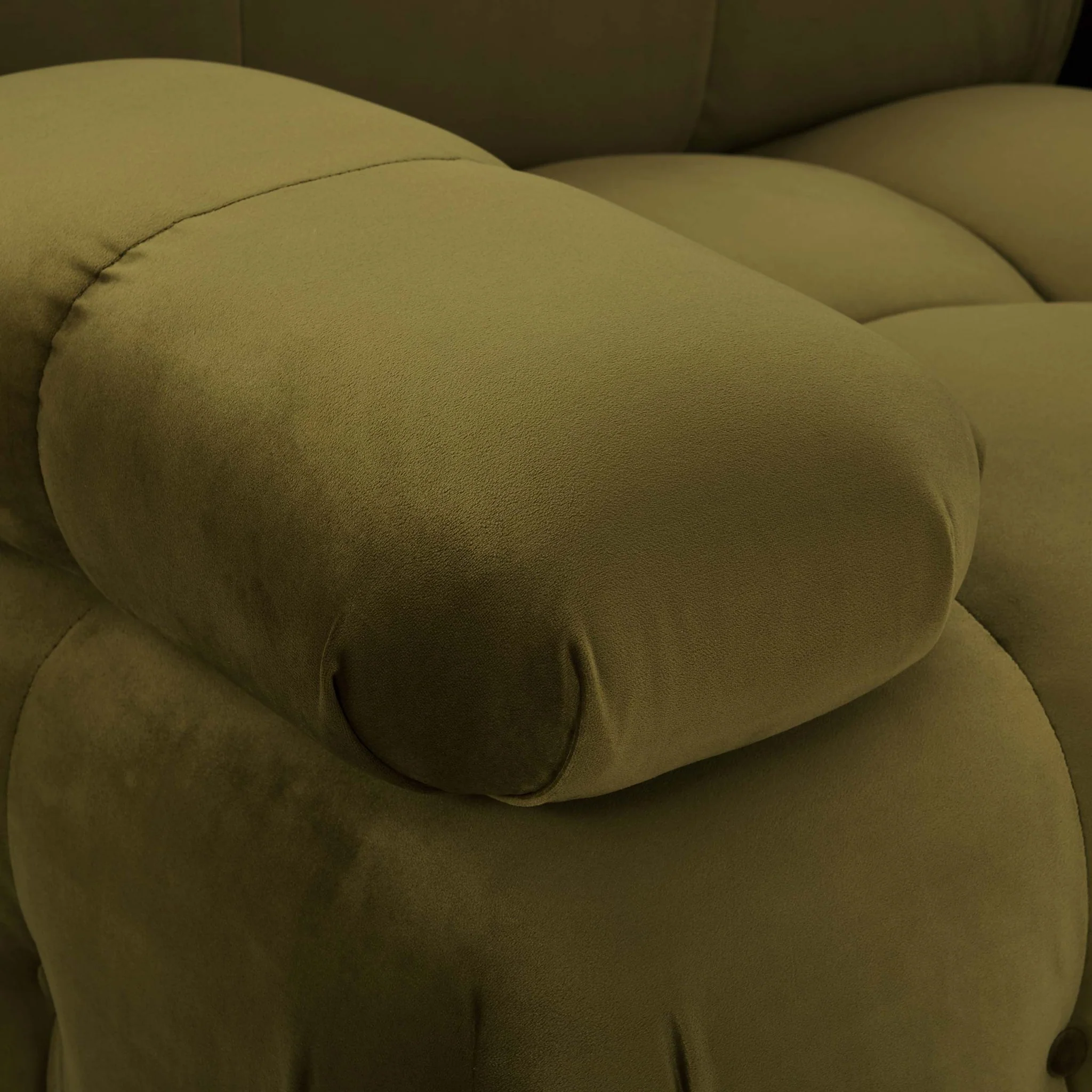 Bondi 3 Seater Sofa - Rich Green - Image 7