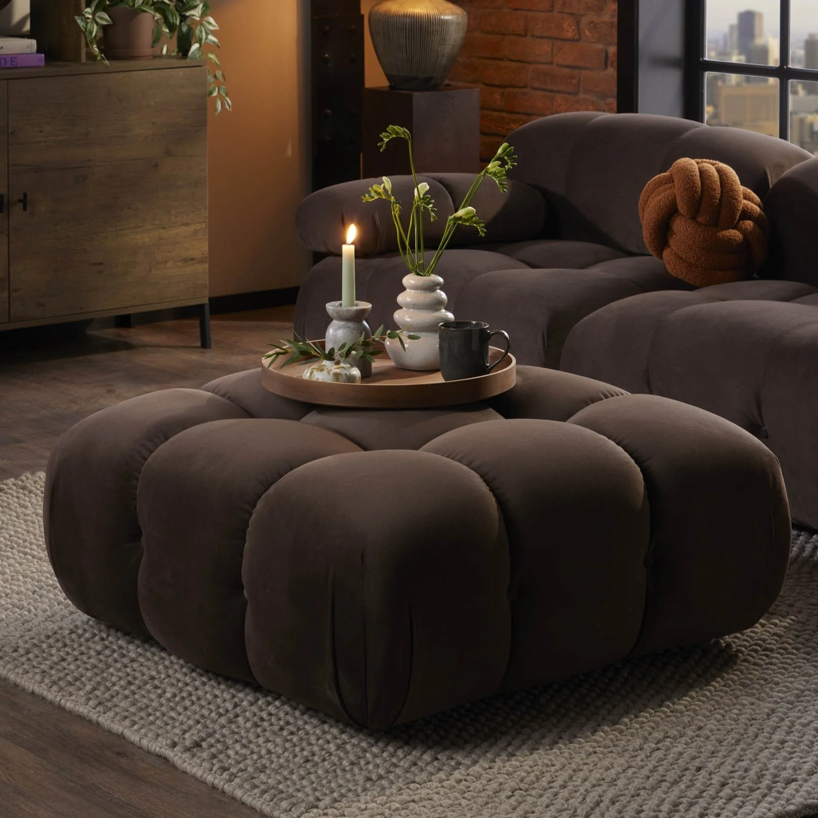 Bondi Armchair - Cappuccino - Image 3