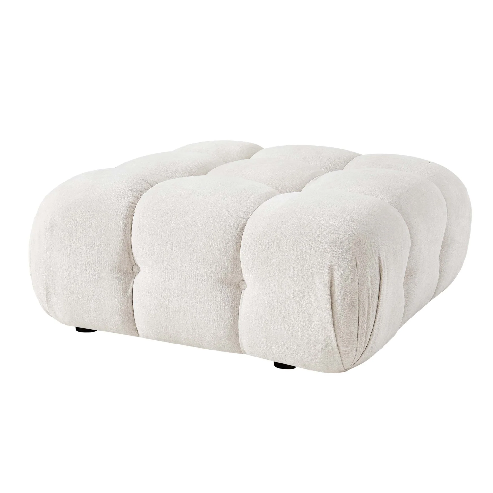 Bondi Pouffe - Ivory - Image 3