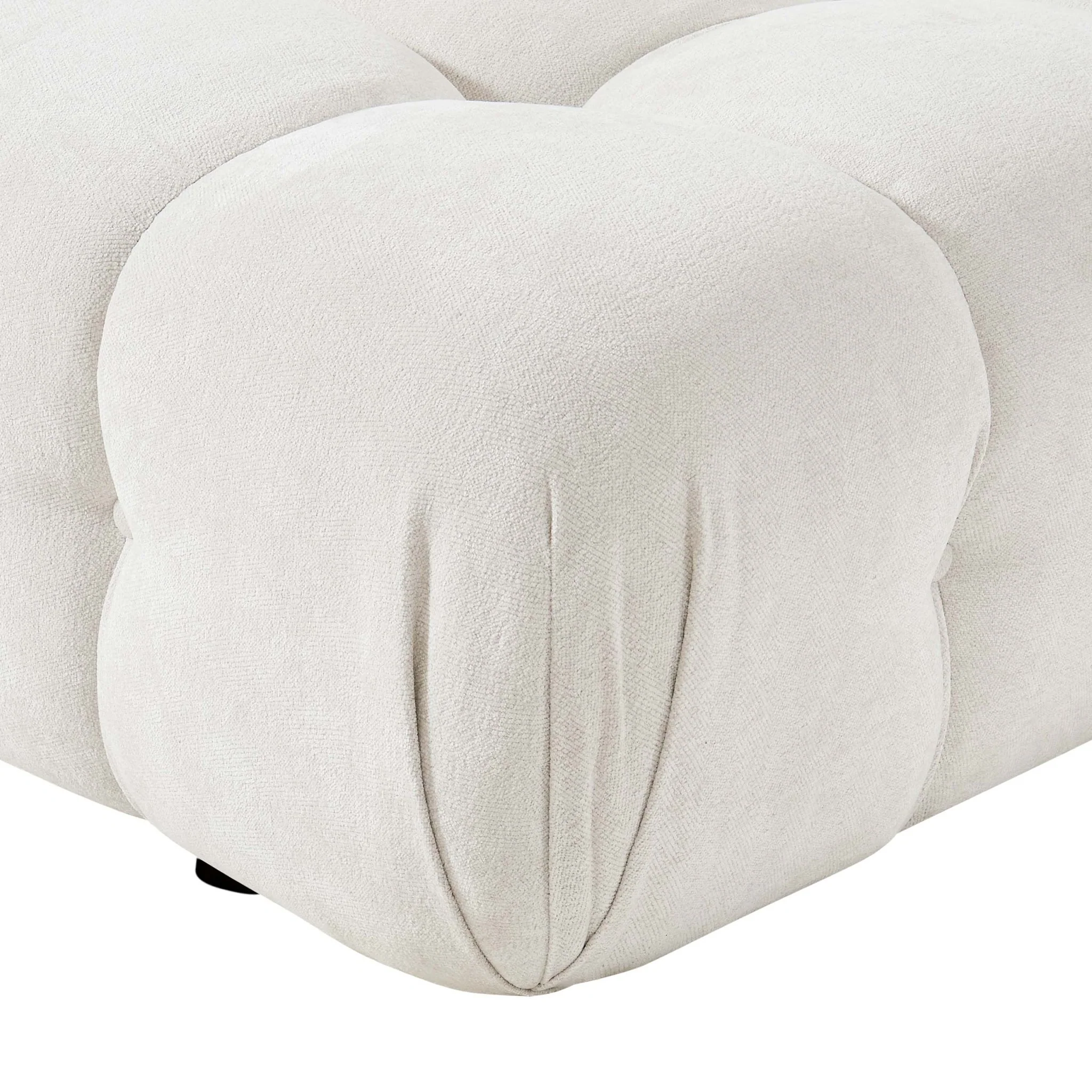 Bondi Pouffe - Ivory - Image 4