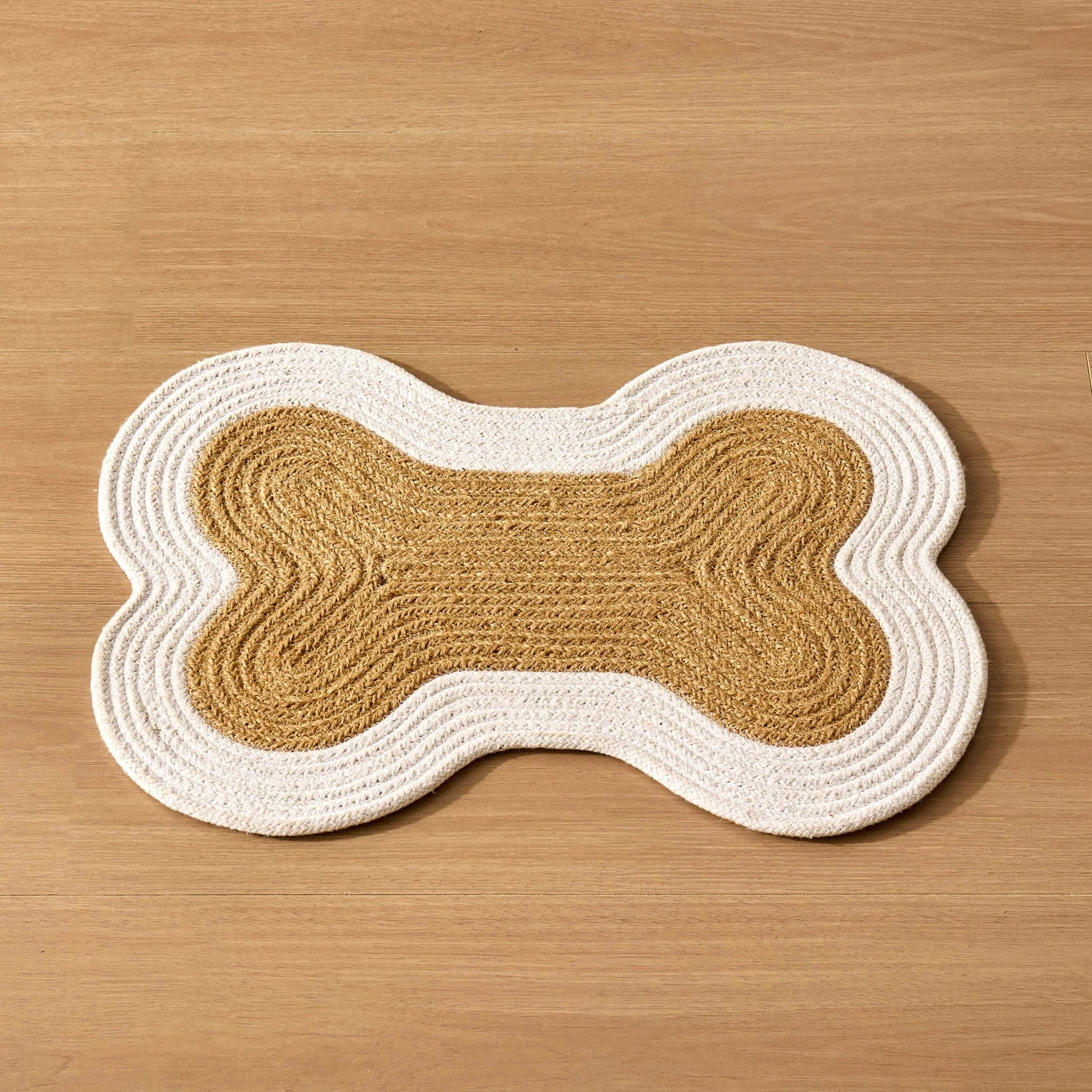 Bone Jute Food Mat - Natural