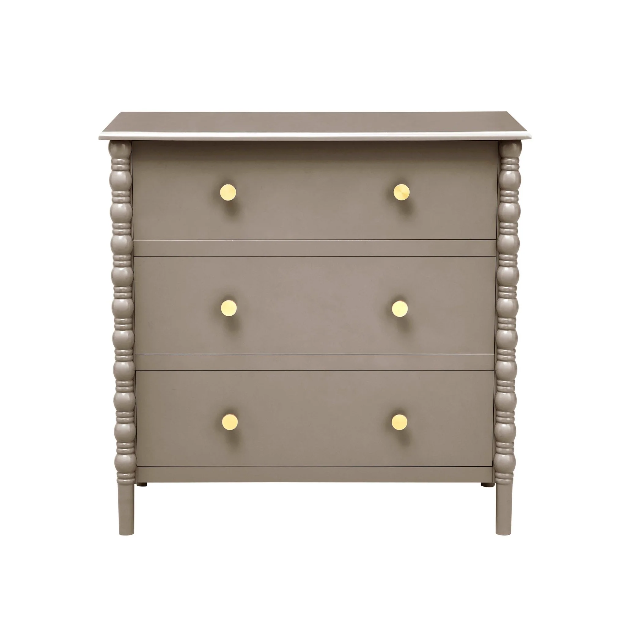 Bonnie Bobbin 3 Drawer Chest - Taupe - Image 3