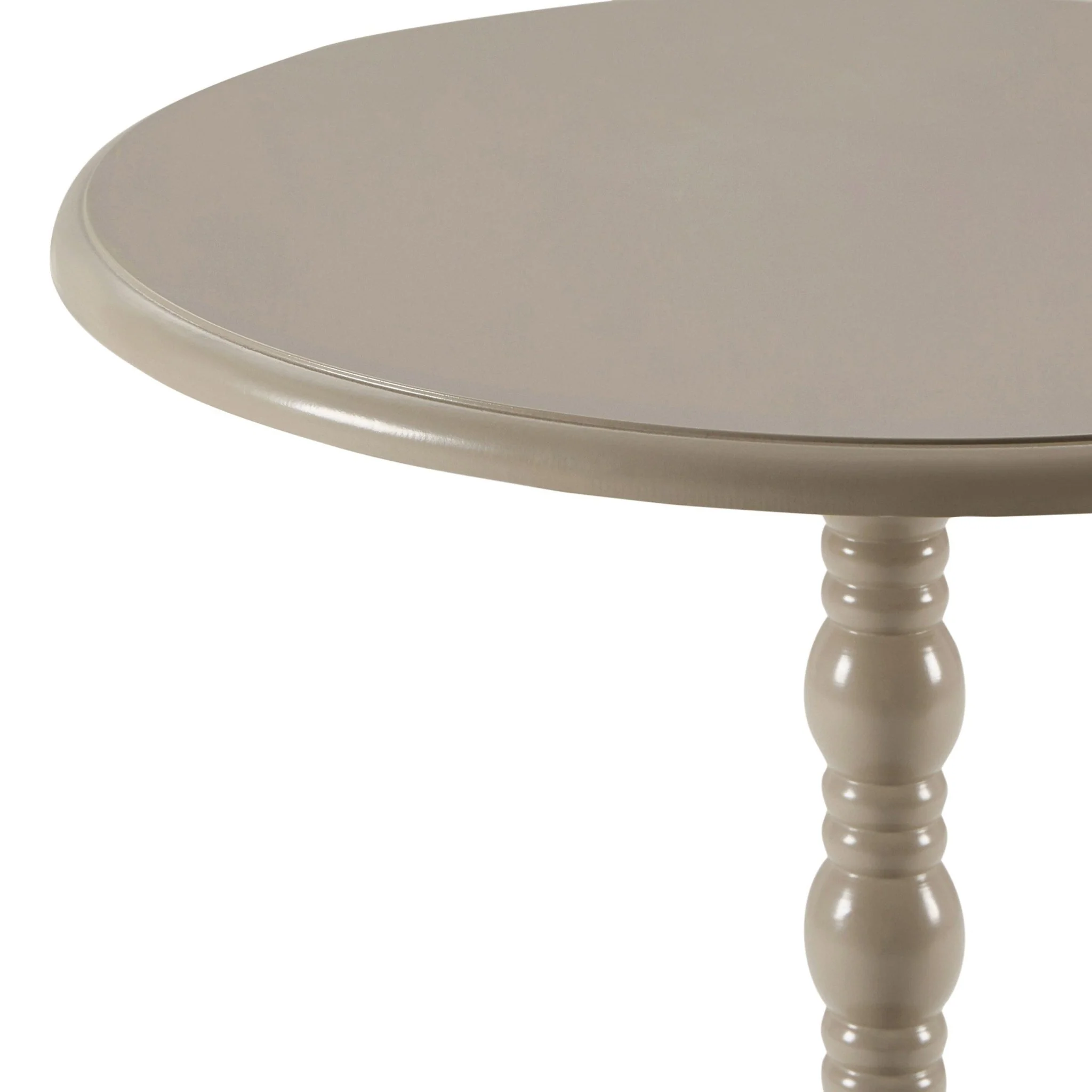 Bonnie Bobbin Side Table - Taupe - Image 3
