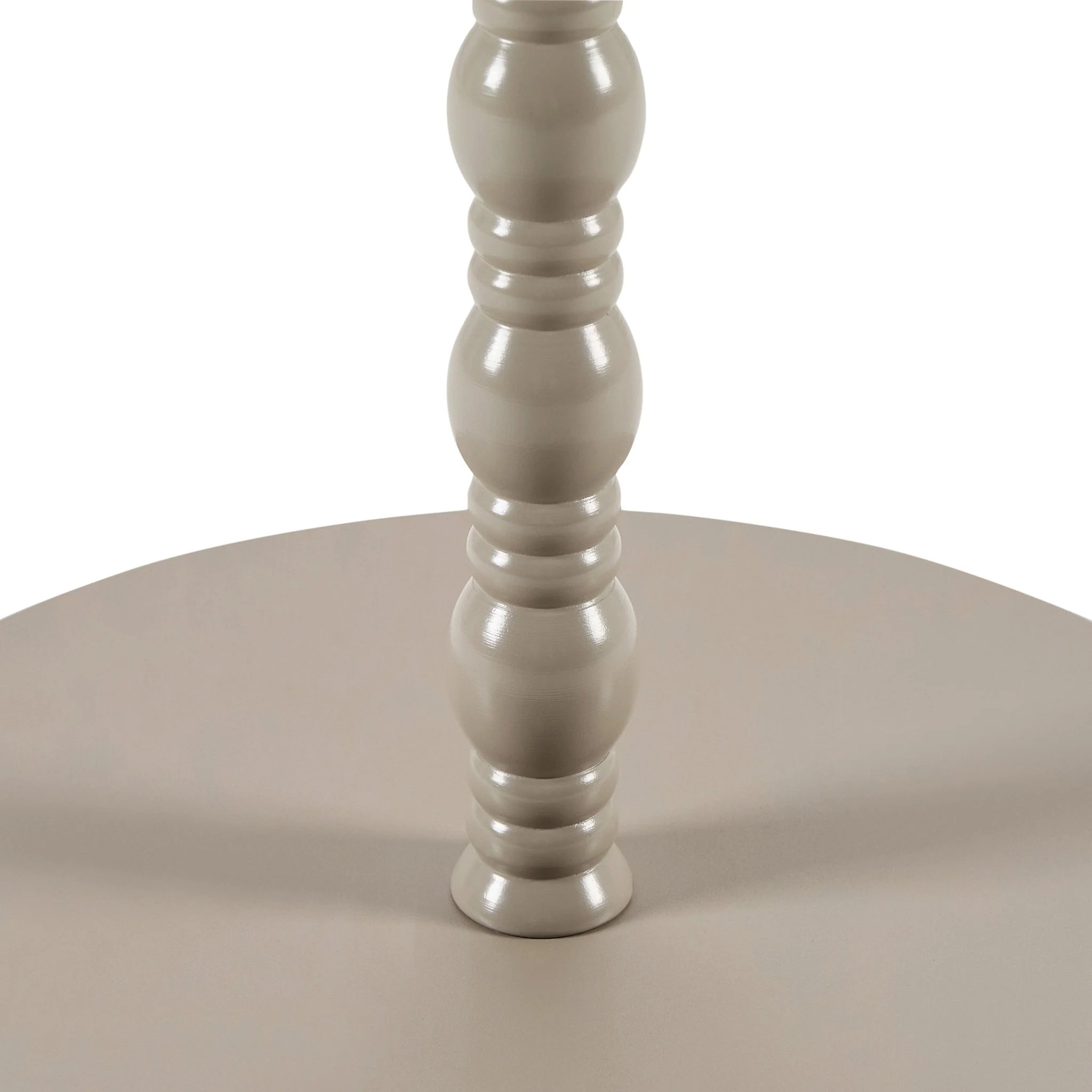 Bonnie Bobbin Side Table - Taupe - Image 4