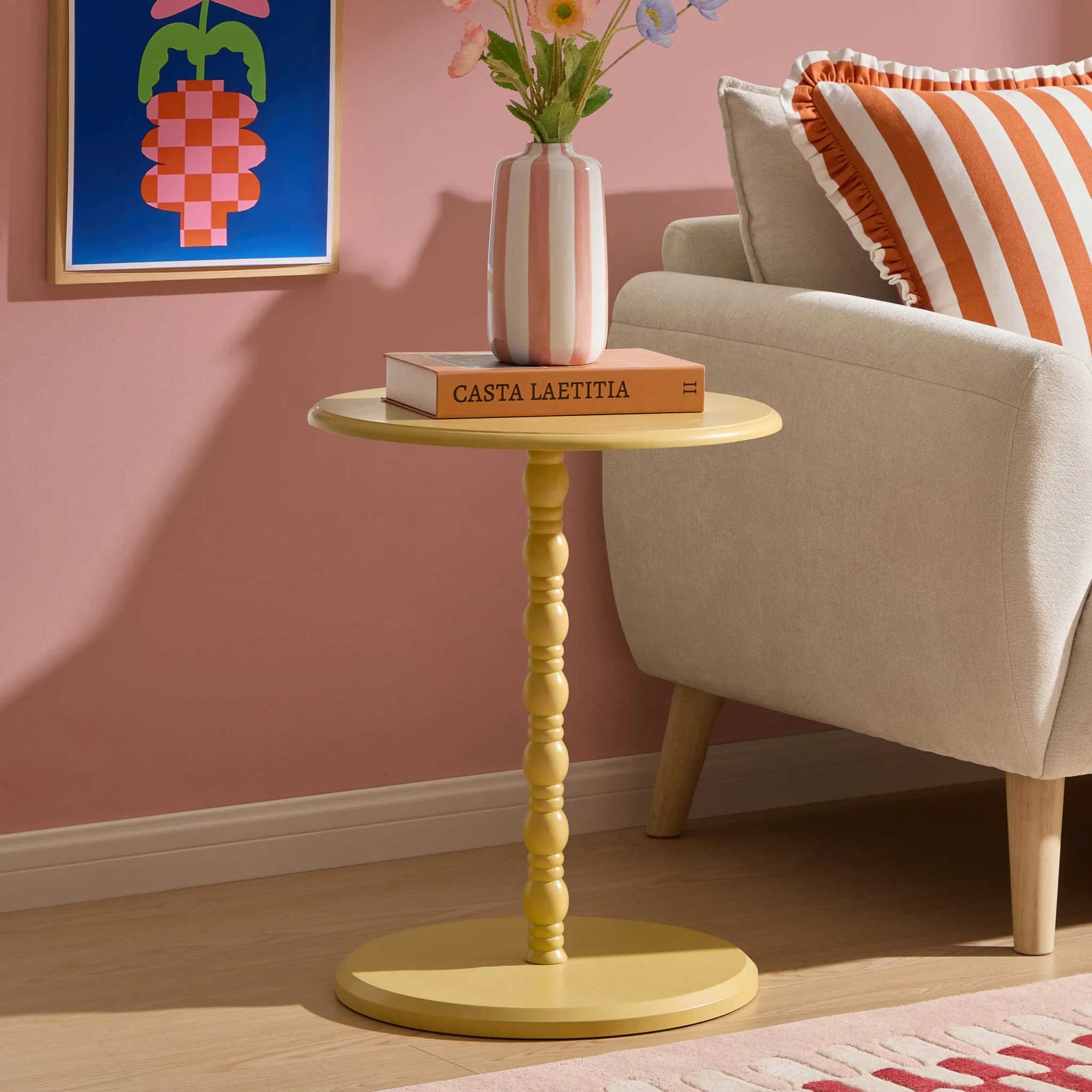 Bonnie Bobbin Side Table - Vibrant Yellow