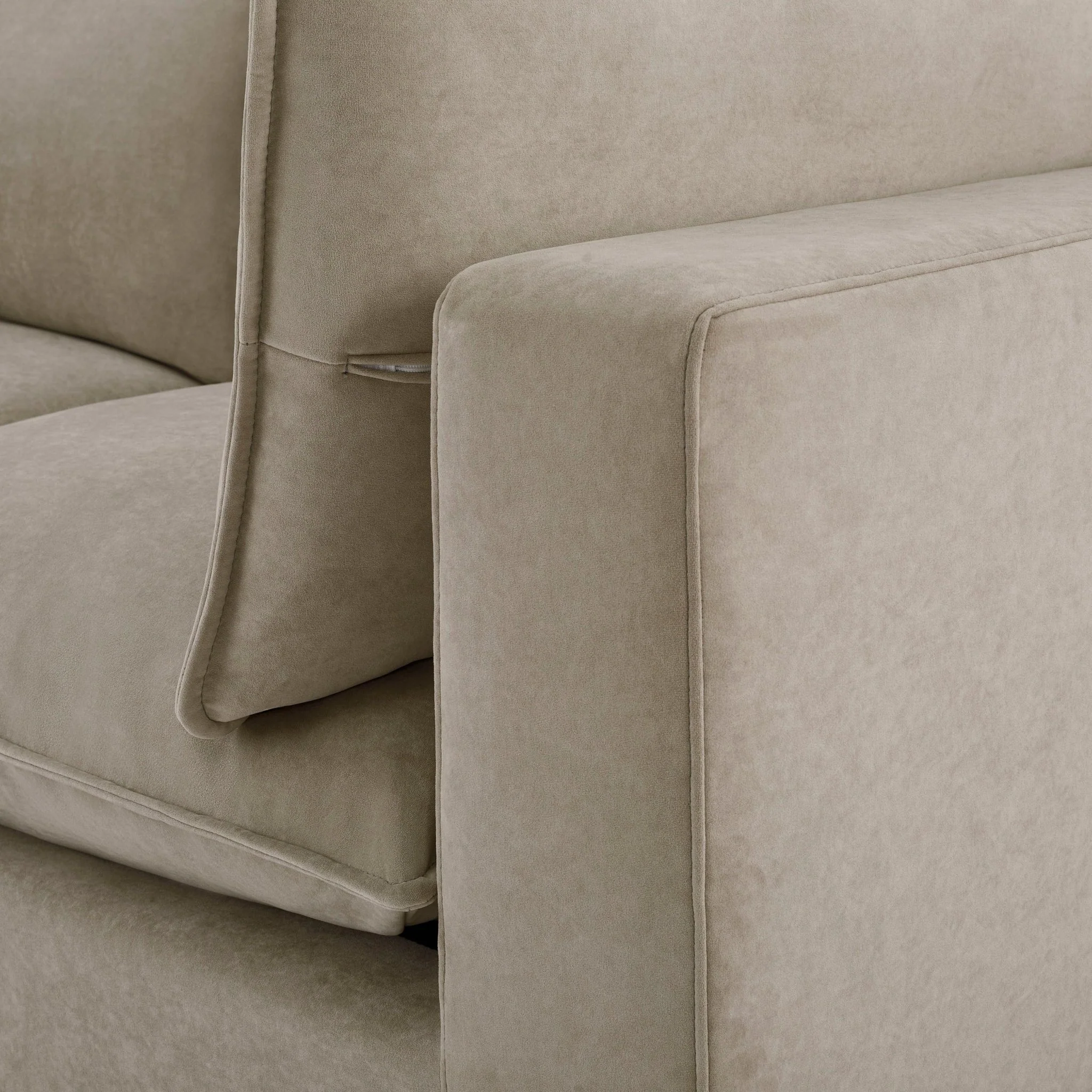 Boston 2 Seater Sofa - Stone - Image 6