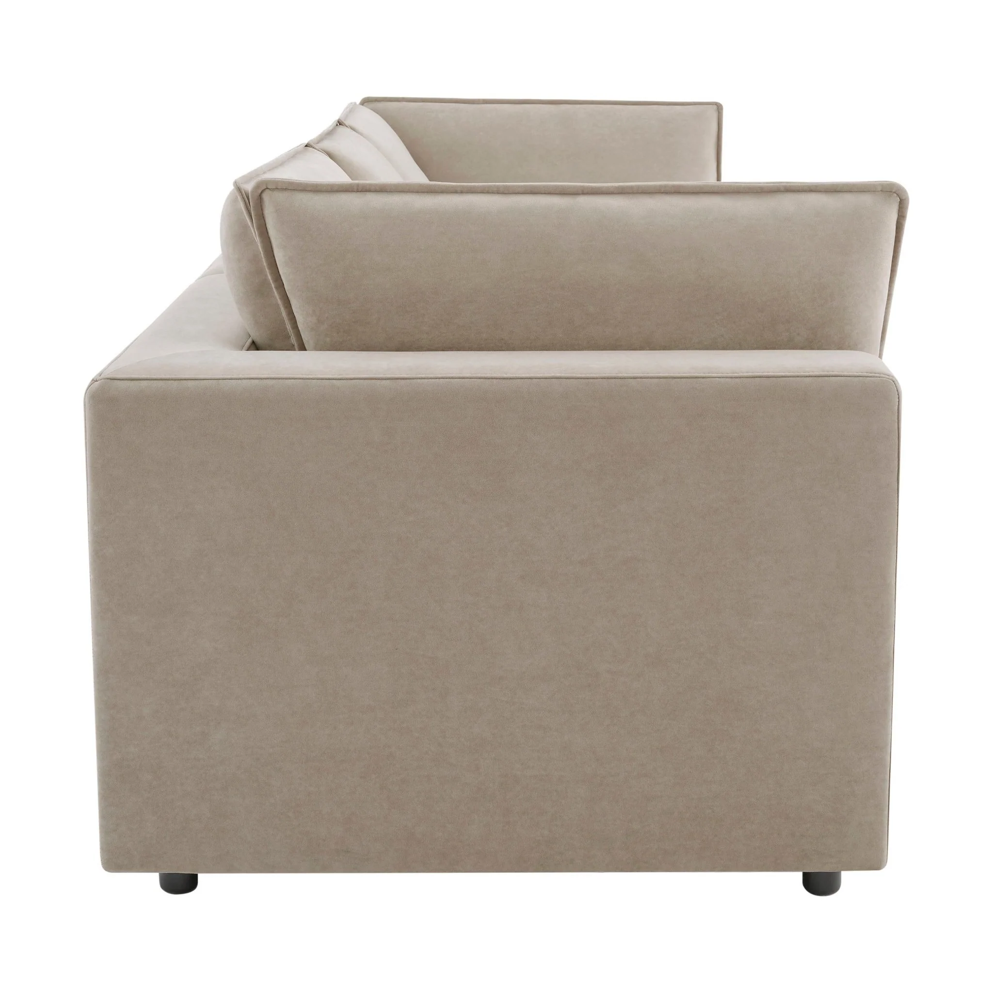 Boston 3 Seater Sofa - Stone - Image 4
