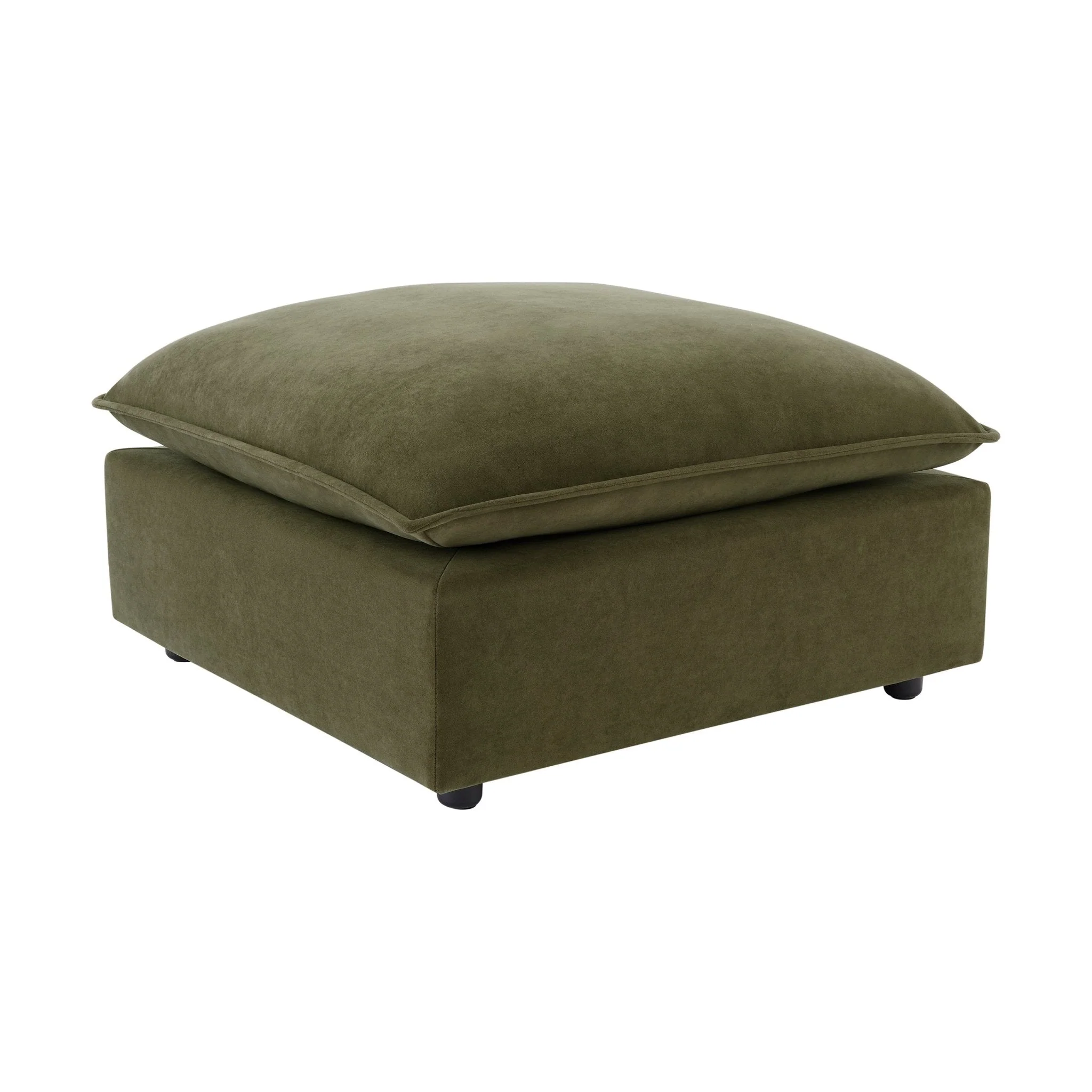 Boston Pouffe - Olive - Image 3