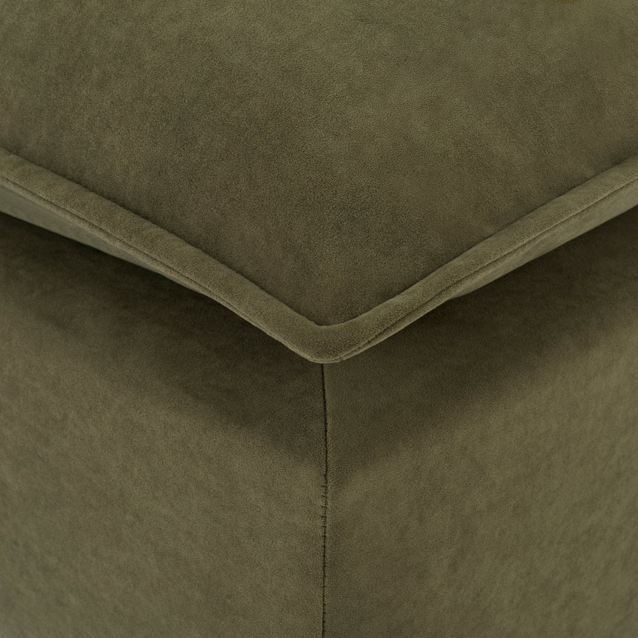 Boston Pouffe - Olive - Image 4