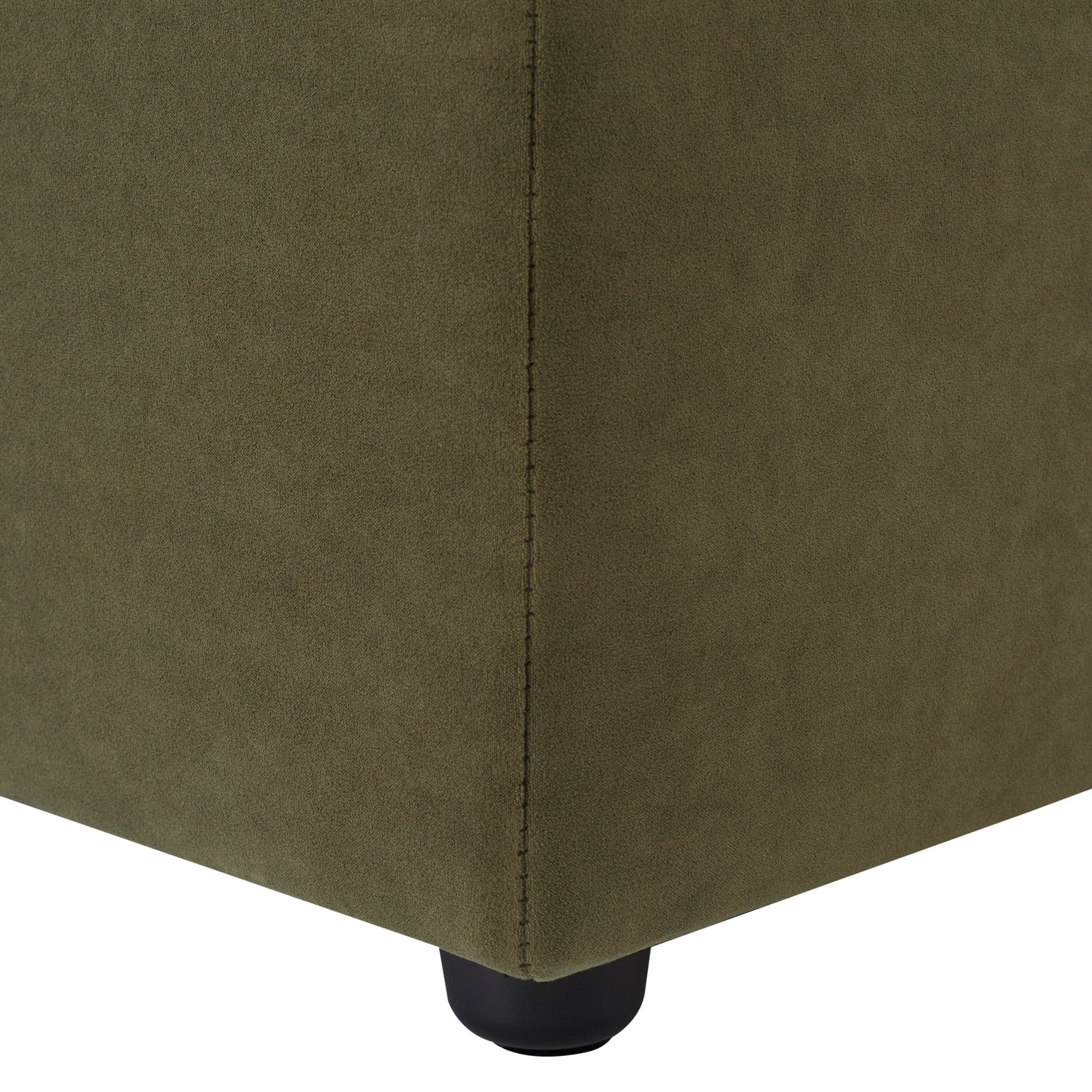 Boston Pouffe - Olive - Image 5