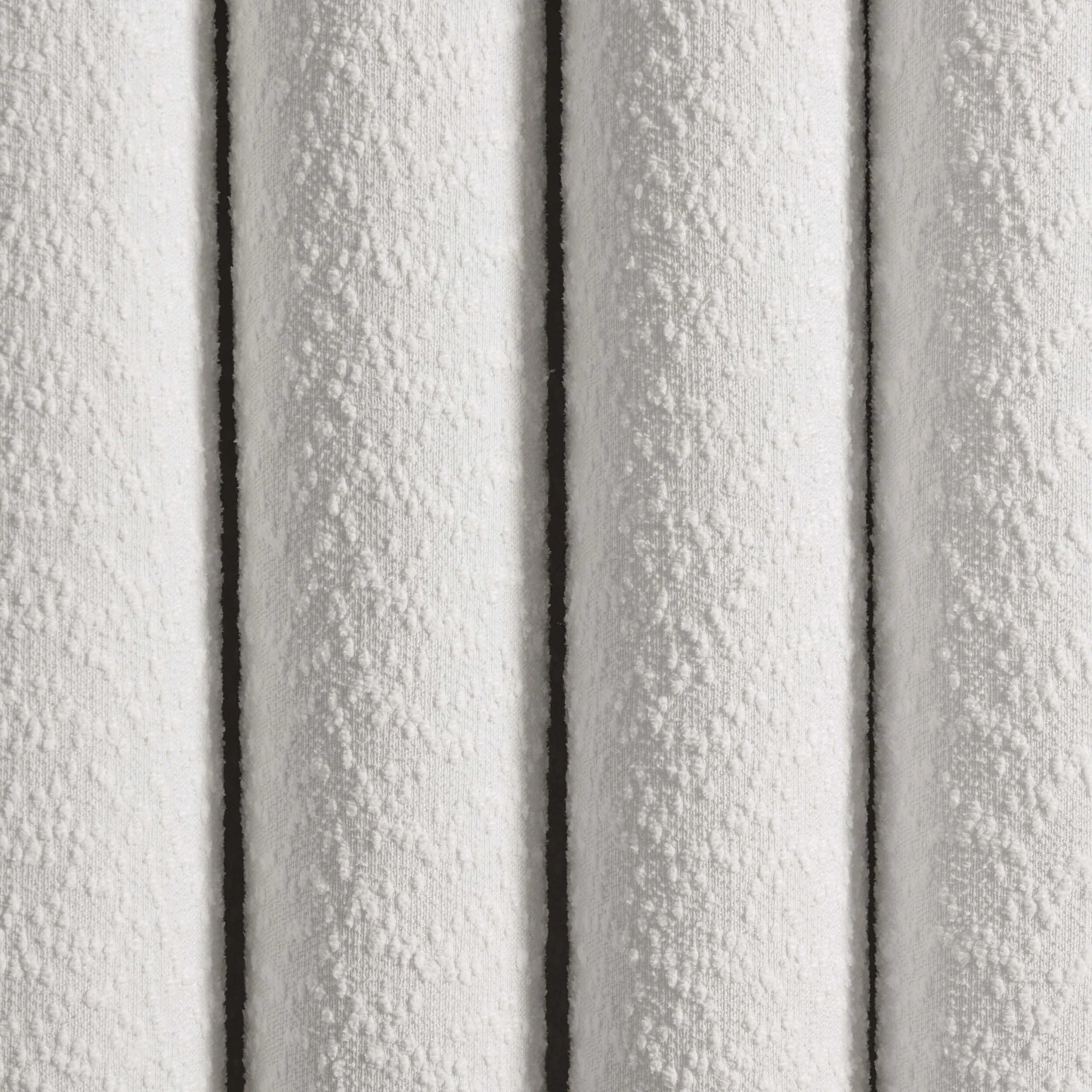Boucle Blackout Curtains - White - Image 4