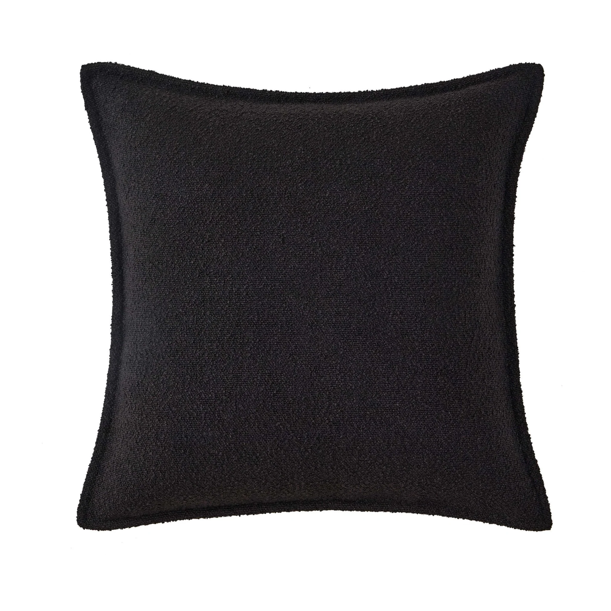Boucle Cushion Cover - Black - Image 3