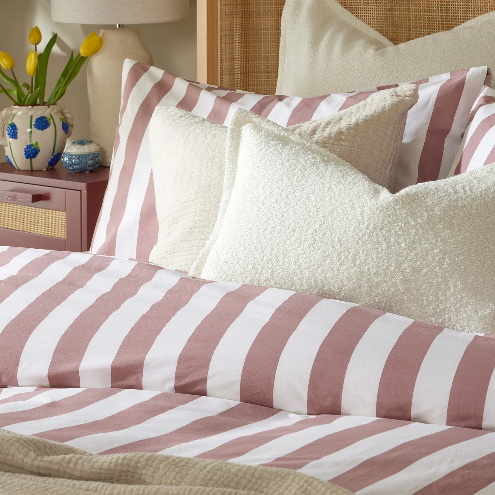 Boucle Cushion Cover - White - Image 2