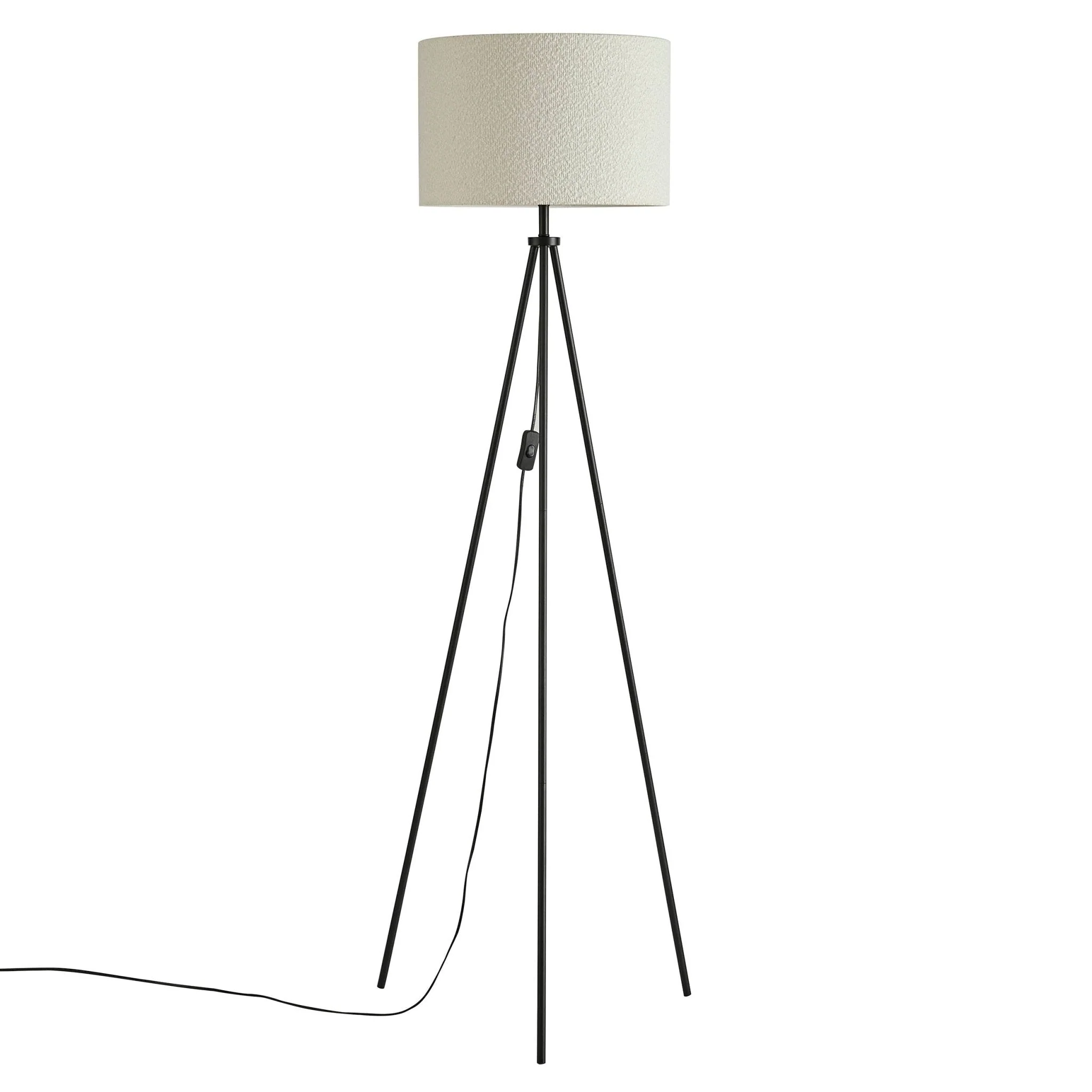Boucle Floor Lamp - Ecru - Image 3